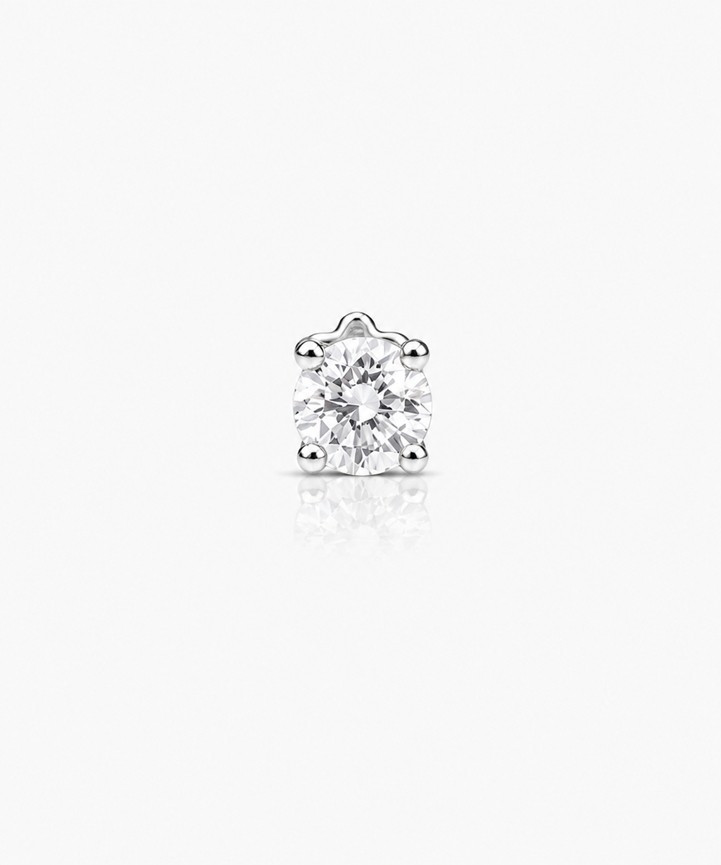 Classic Diamond Studs 1.0 - 14K White Gold Lab Grown Diamond