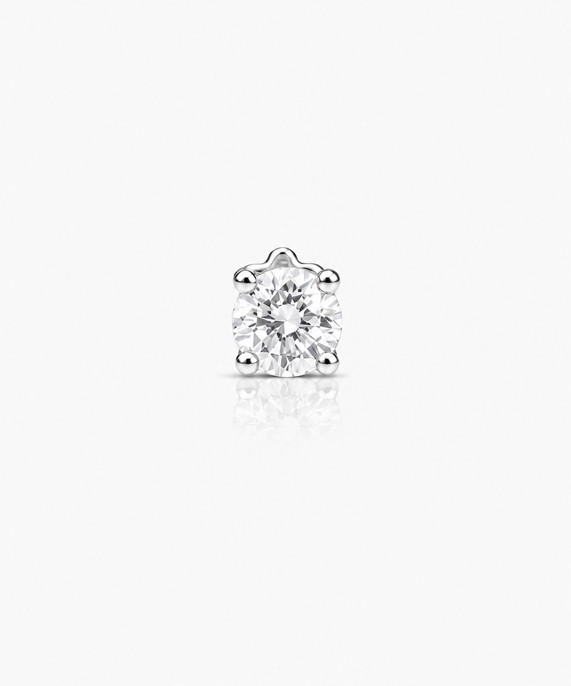 Classic Diamond Studs 1.0 - 14K White Gold Lab Grown Diamond