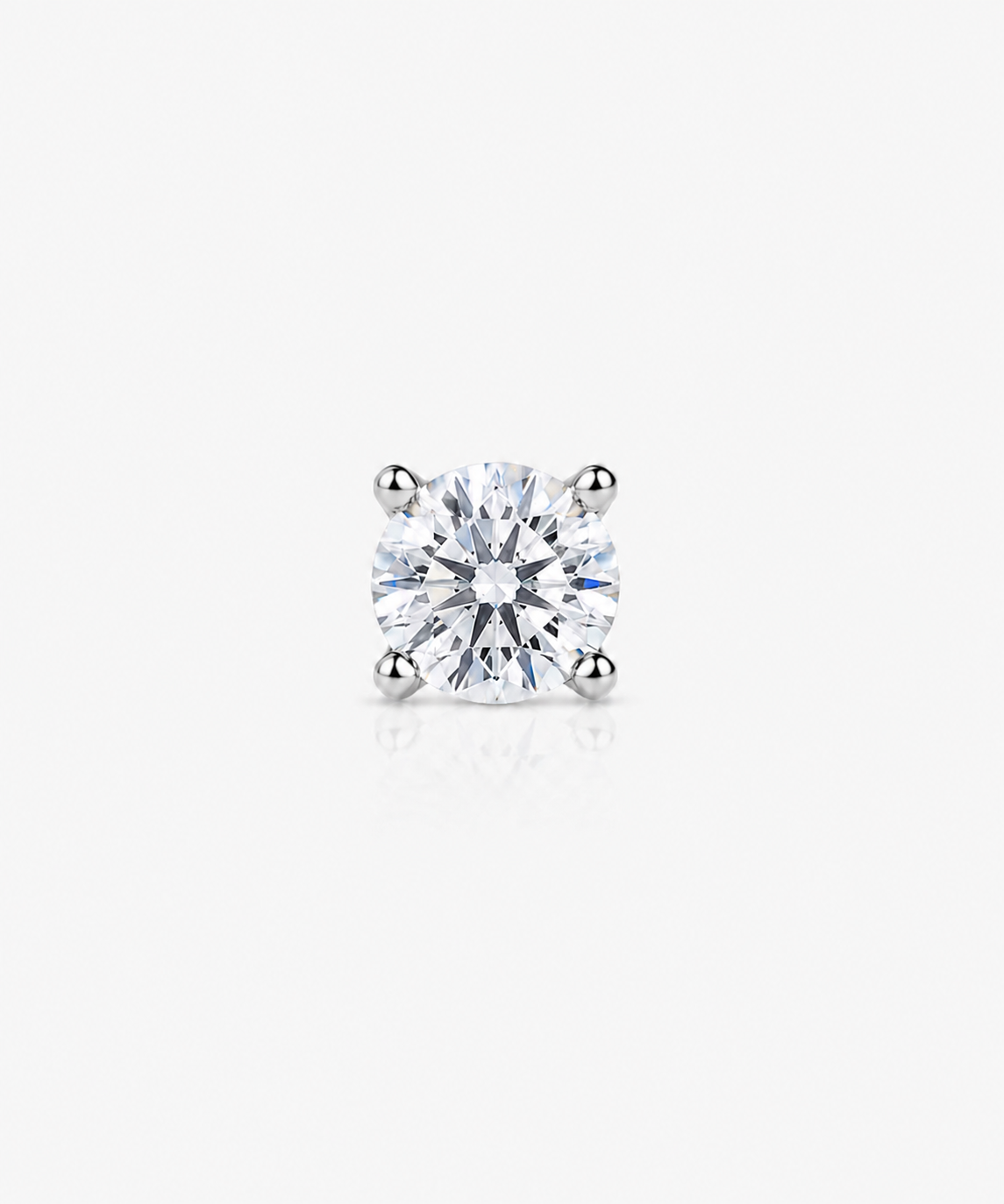 Classic Diamond Studs 1.5 - 14K White Gold Lab Grown Diamond