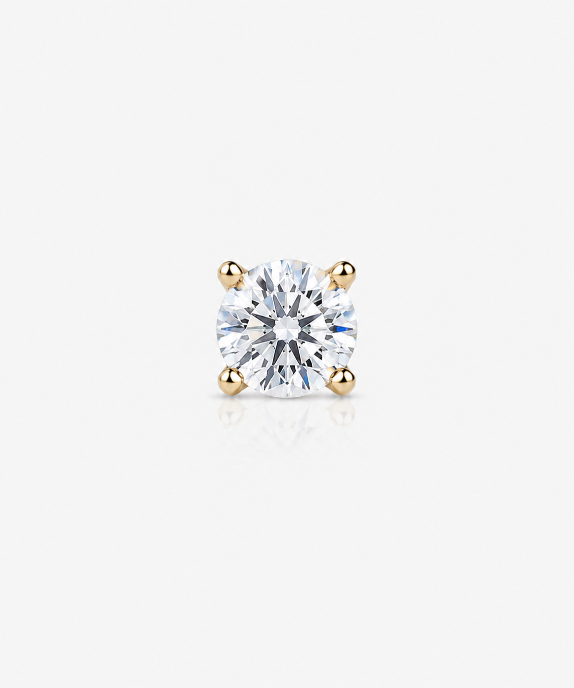 Classic Diamond Studs 1.5 - 14K Yellow Gold Lab Grown Diamond