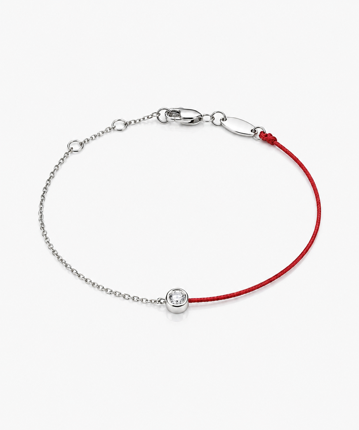 Bond Bracelet - 14K White Gold Lab Grown Diamond
