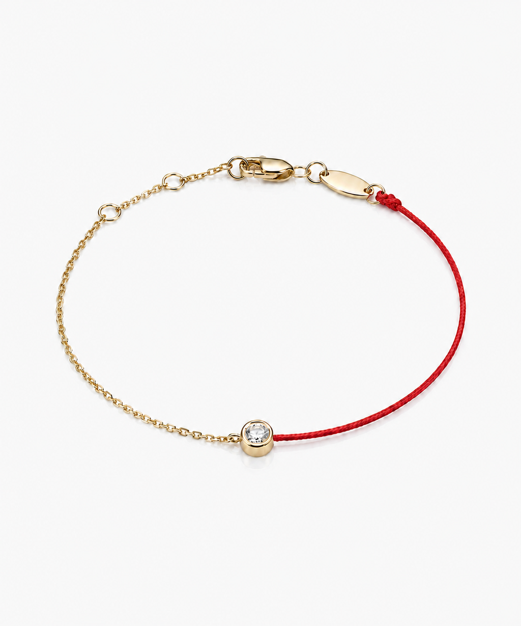 Bond Bracelet - 14K Yellow Gold Lab Grown Diamond