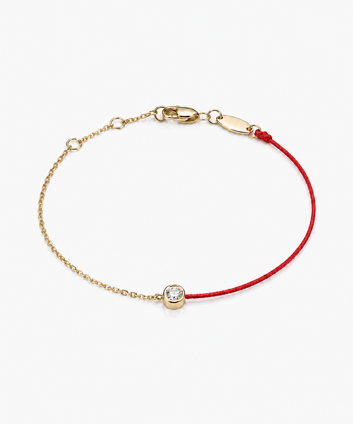 Bond Bracelet - 14K Yellow Gold Lab Grown Diamond