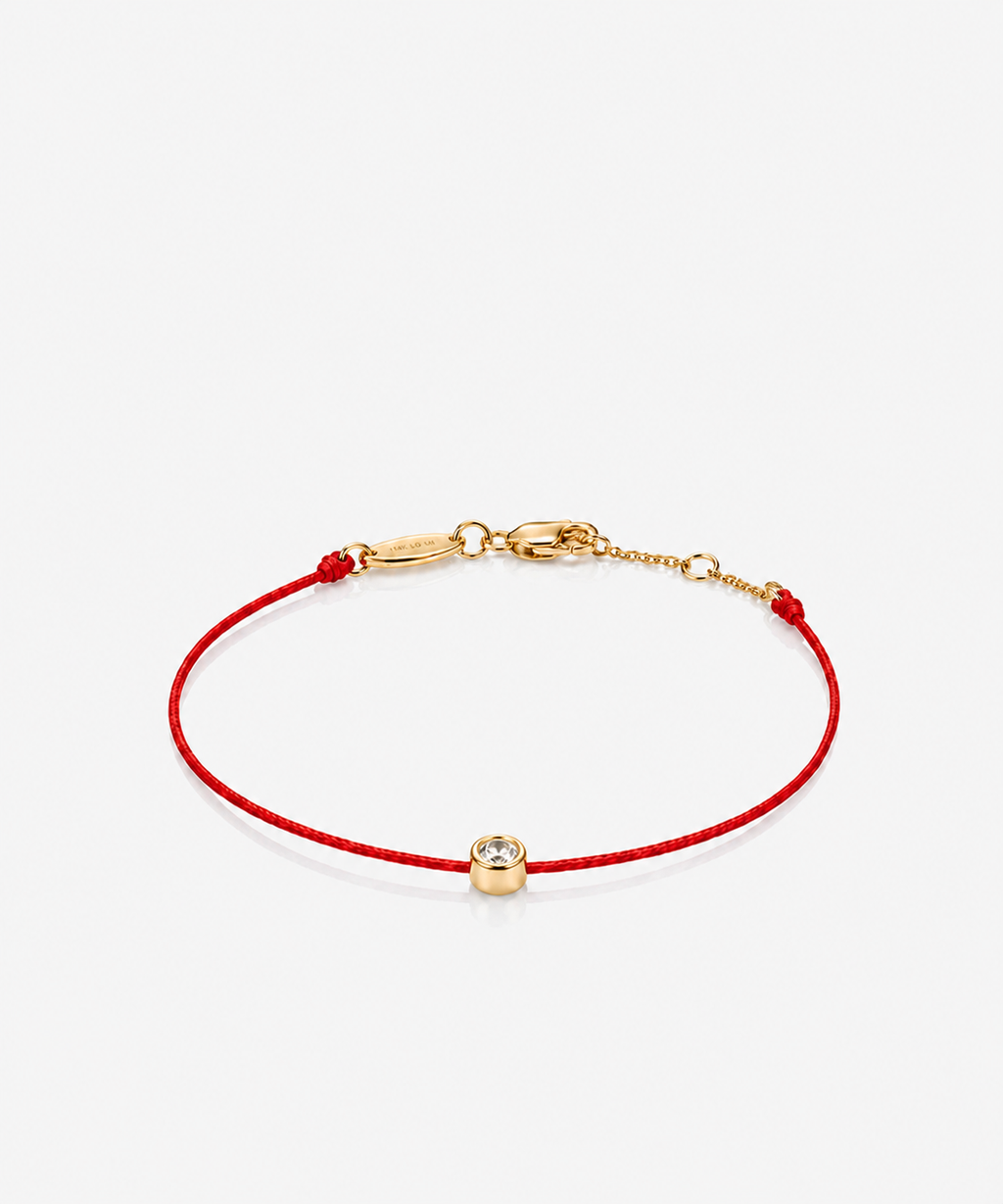 Fate Bracelet - 14K Yellow Gold Lab Grown Diamond