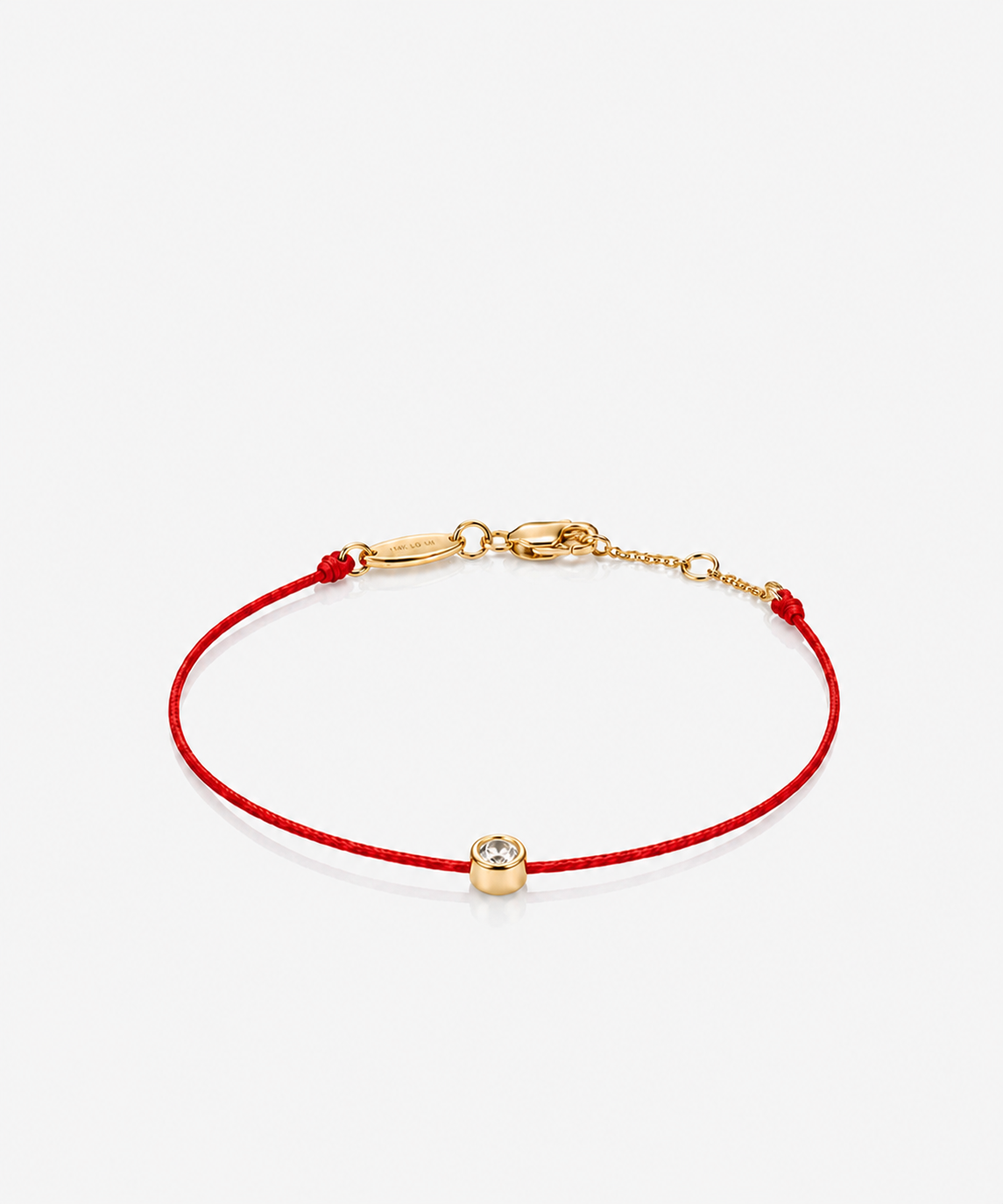 Fate Bracelet - 14K Yellow Gold Lab Grown Diamond