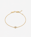 Fate Chain Bracelet - 14K Yellow Gold Lab Grown Diamond
