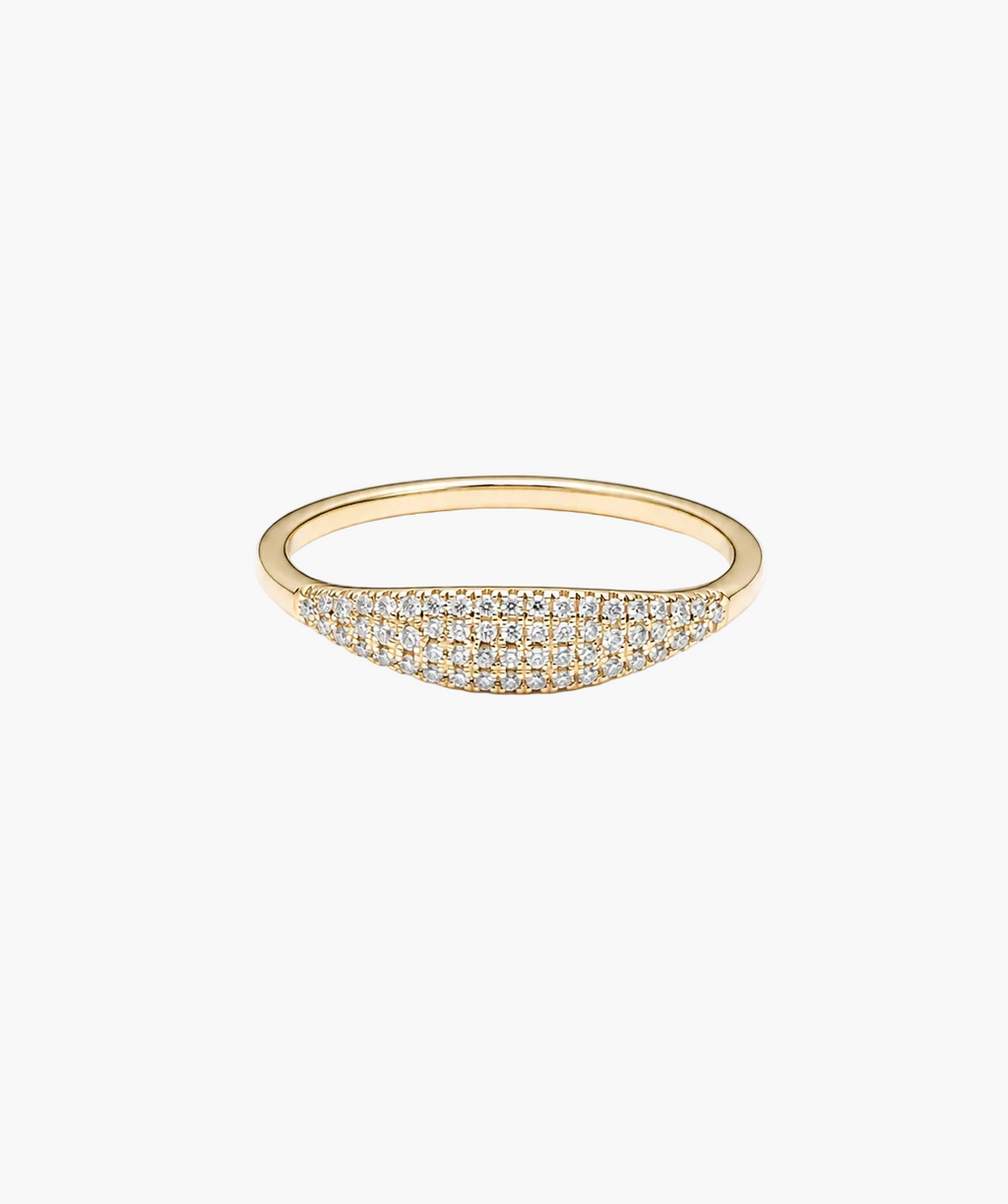 Luma Whisper Ring - 14K Yellow Gold Natural Diamond 