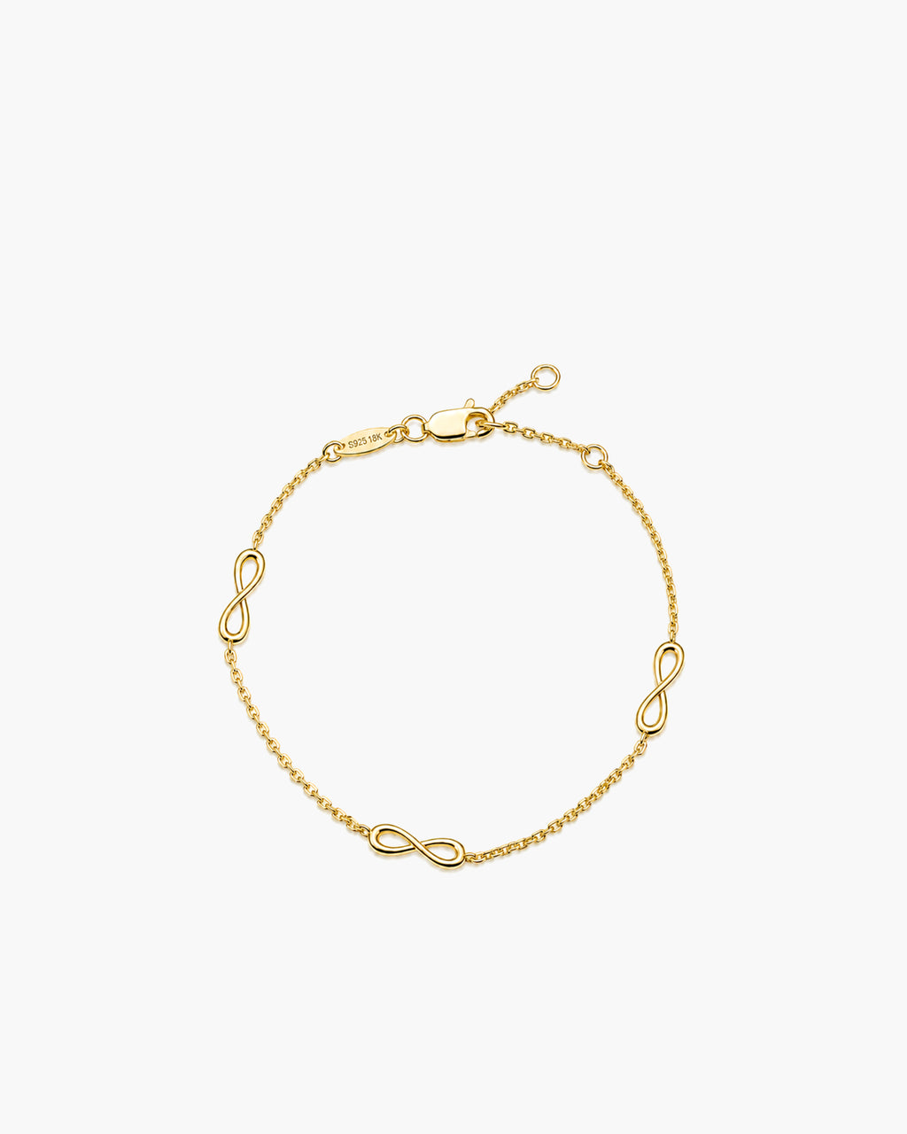 Infinity Bracelet - 18K Gold Vermeil