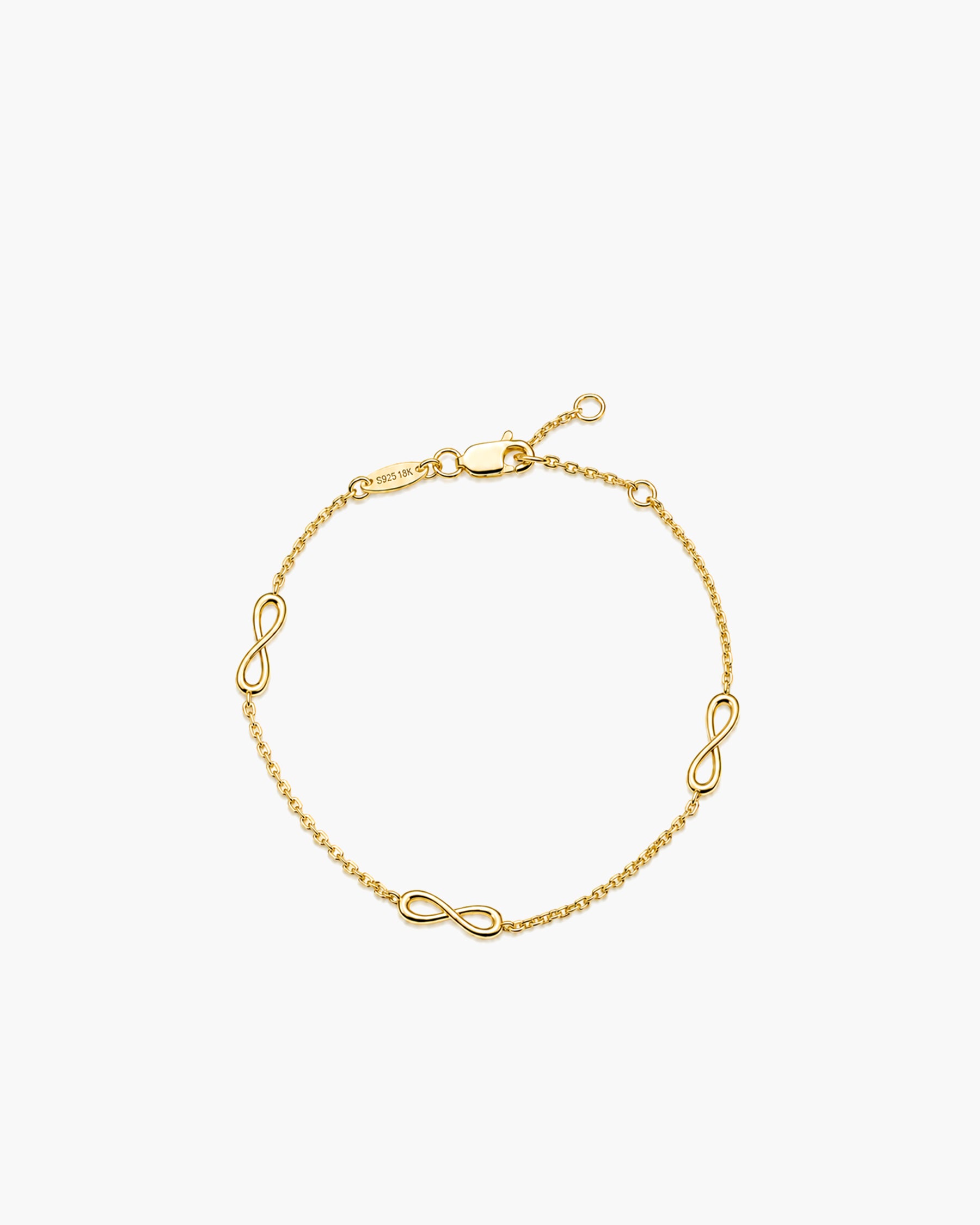 Infinity Bracelet - 18K Gold Vermeil