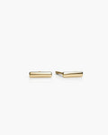 Luna Bar Studs - 14K Yellow Gold