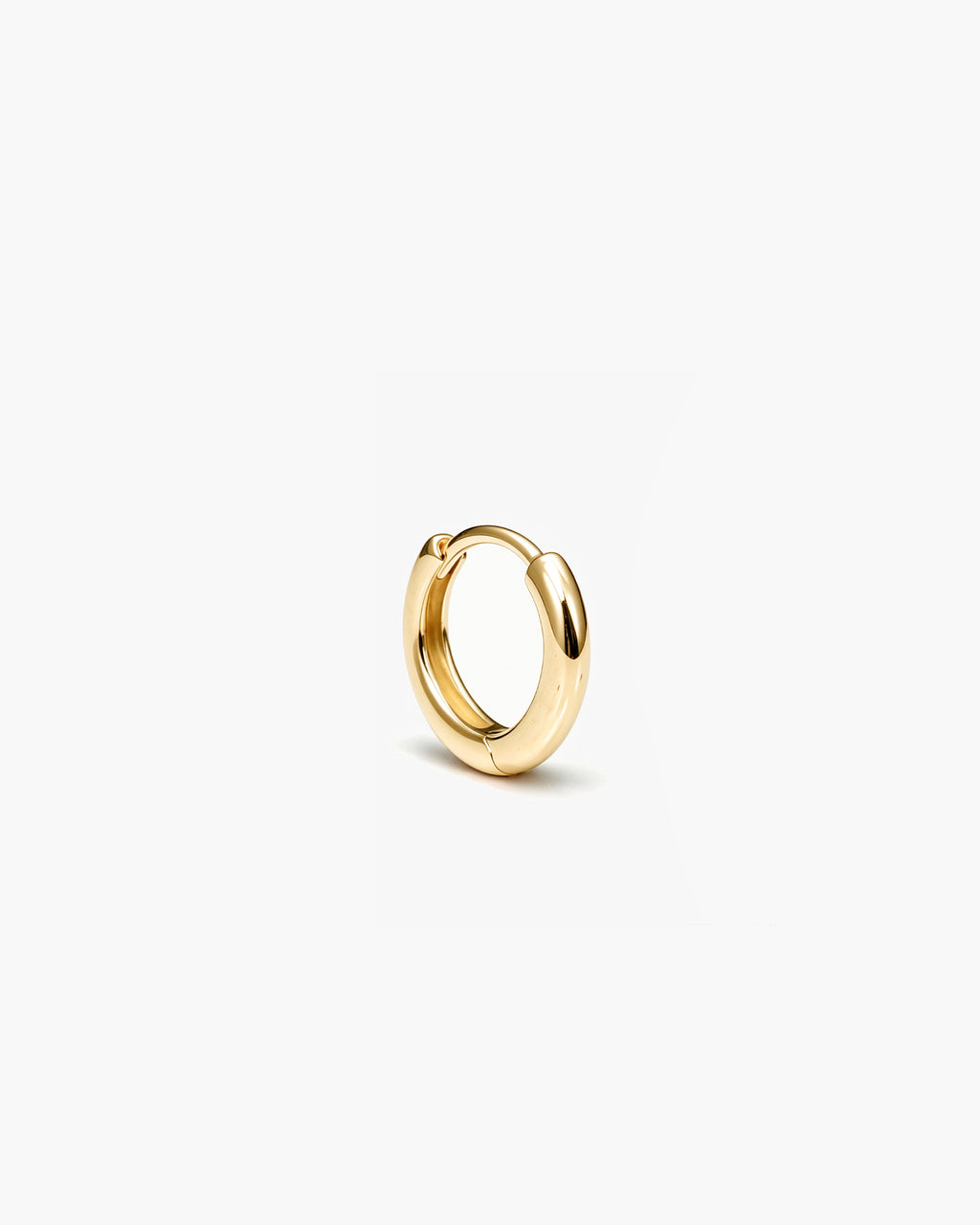 Plain Hoop Mini Single - 10K Yellow Gold 