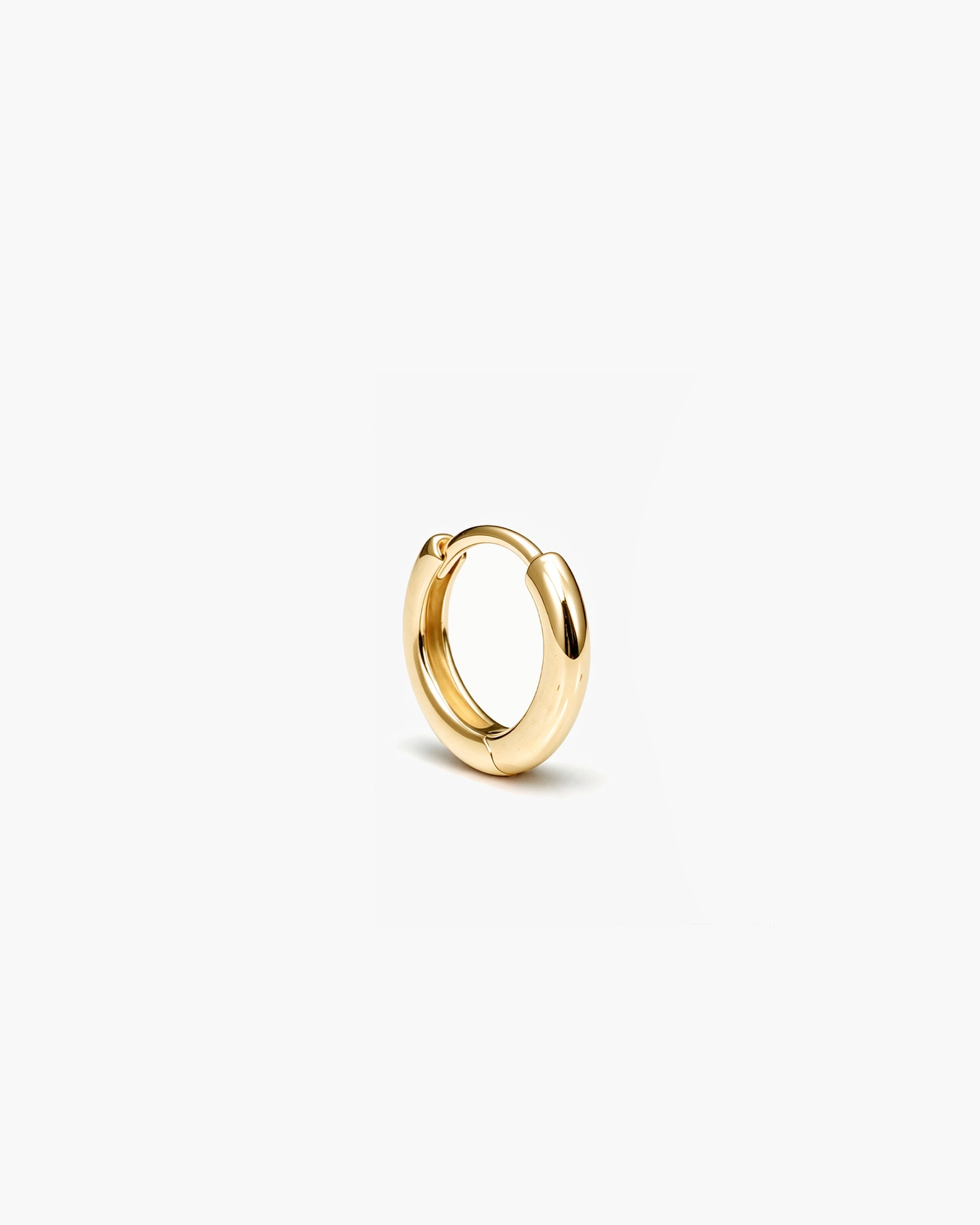 Plain Hoop Mini Single - 10K Yellow Gold 
