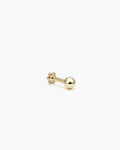 Lollipop Stud Single - 14K Yellow Gold