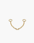 Chain Ear Jackets Small Single - 14K Yellow Gold