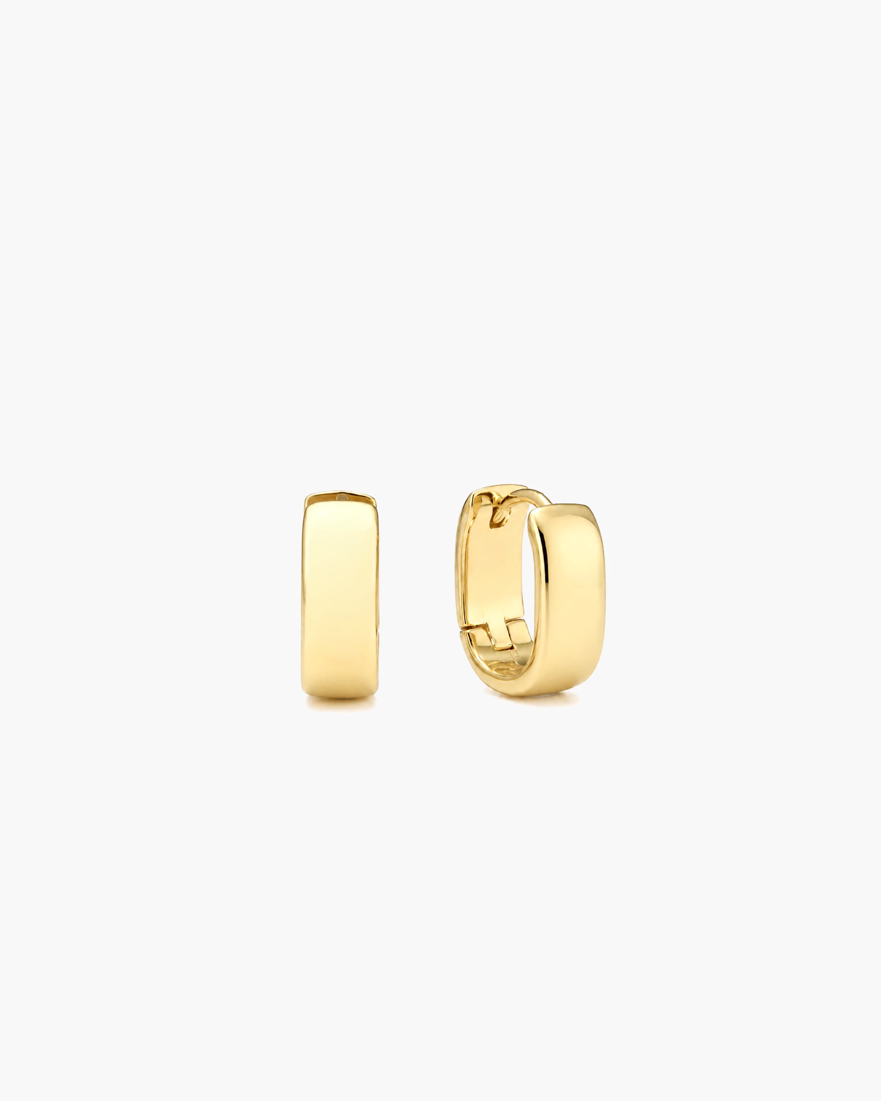 Contour Wide Hoops - 18K Gold Vermeil