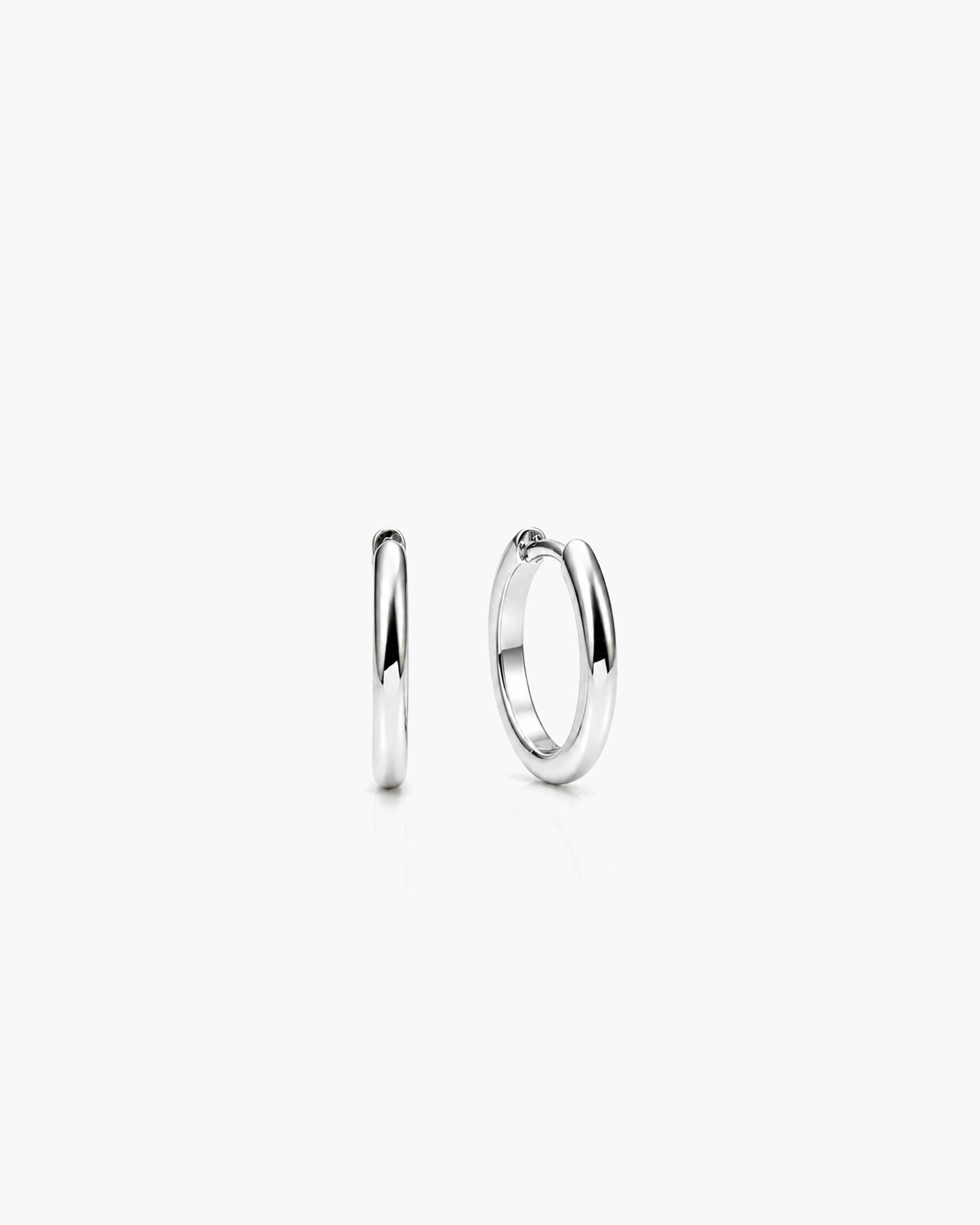 Plain Hoops Classic - Sterling Silver