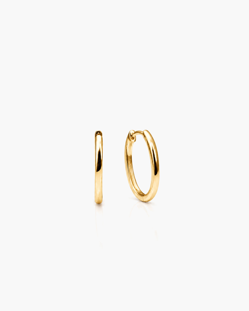 Plain Slim Hoops Petite - 18K Gold Vermeil