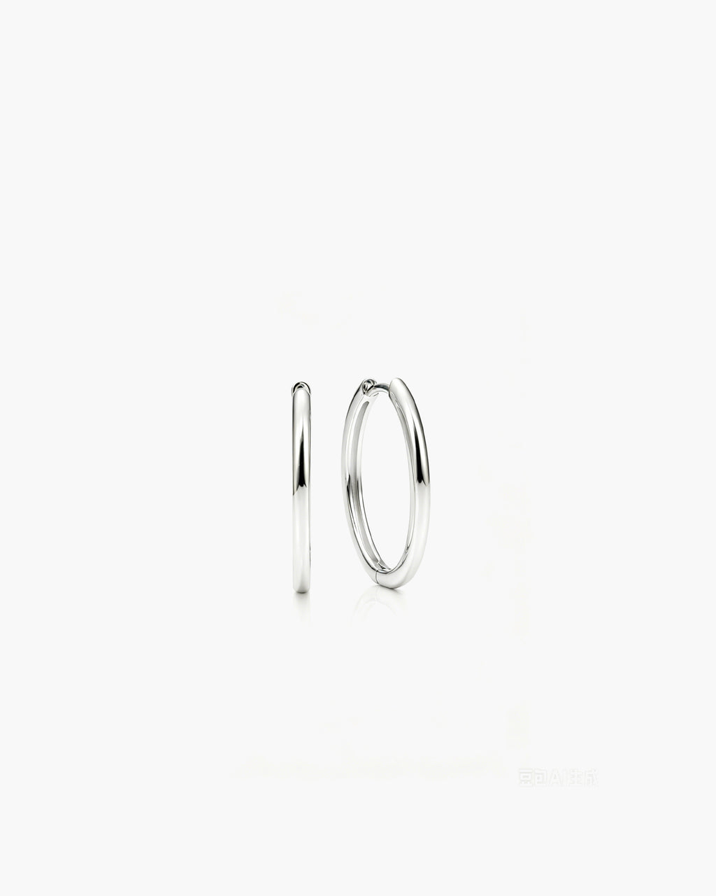 Plain Hoops Bold - Sterling Silver