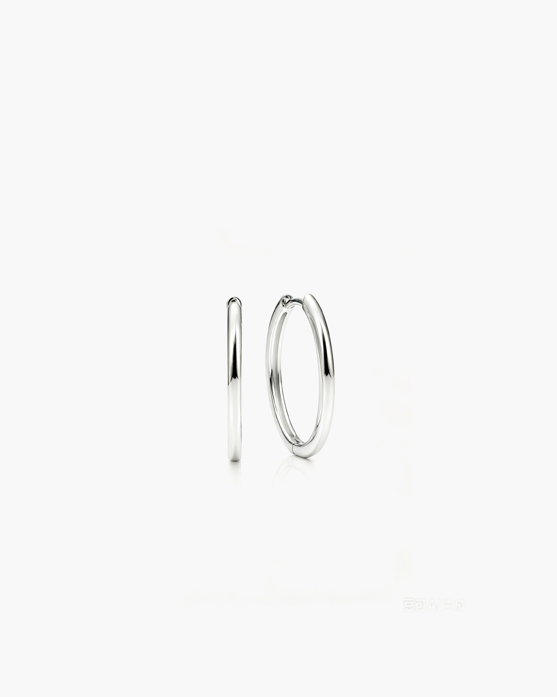 Plain Hoops Bold - Sterling Silver