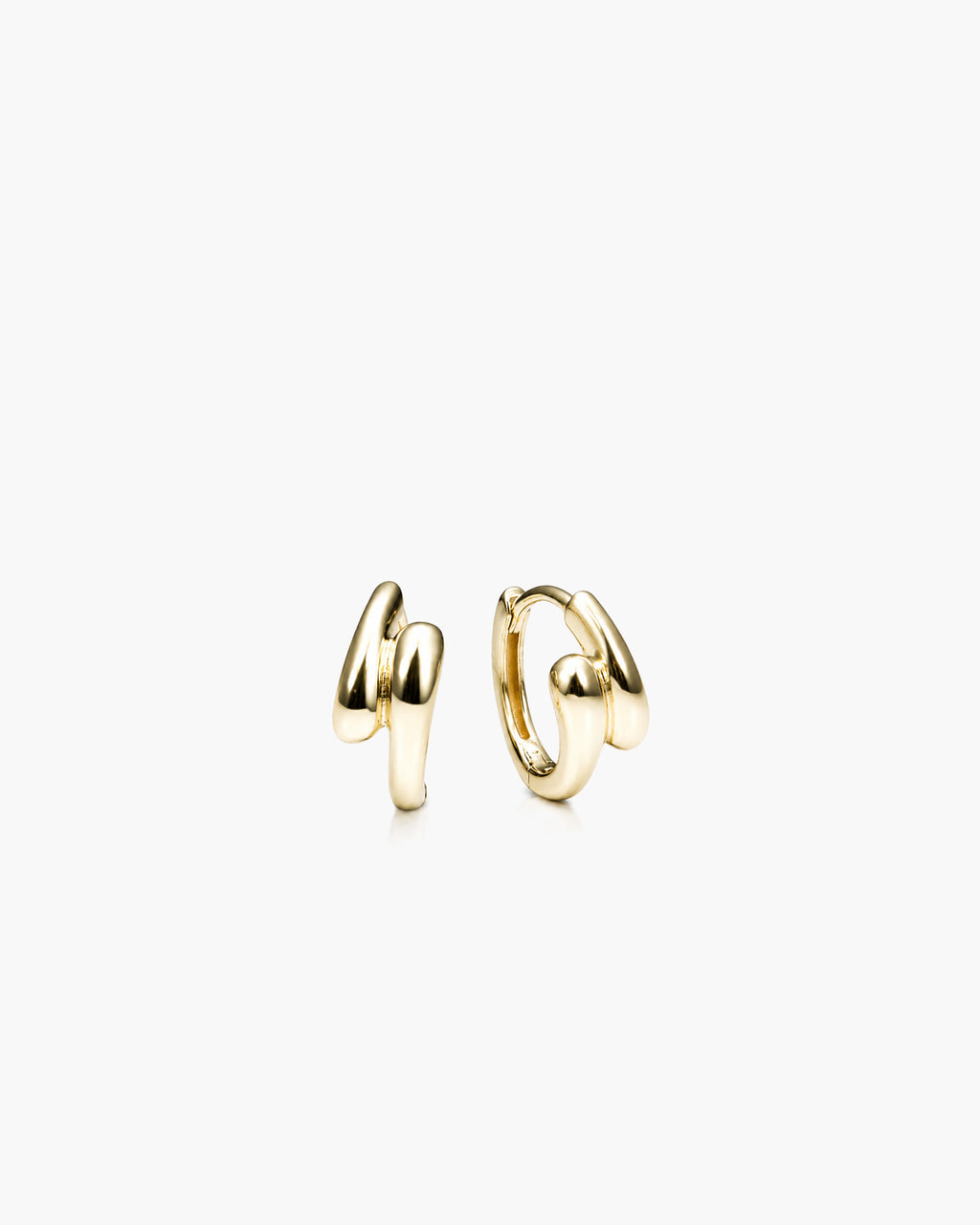 Double Mini Luma Hoops Earring - 18K Gold Vermeil