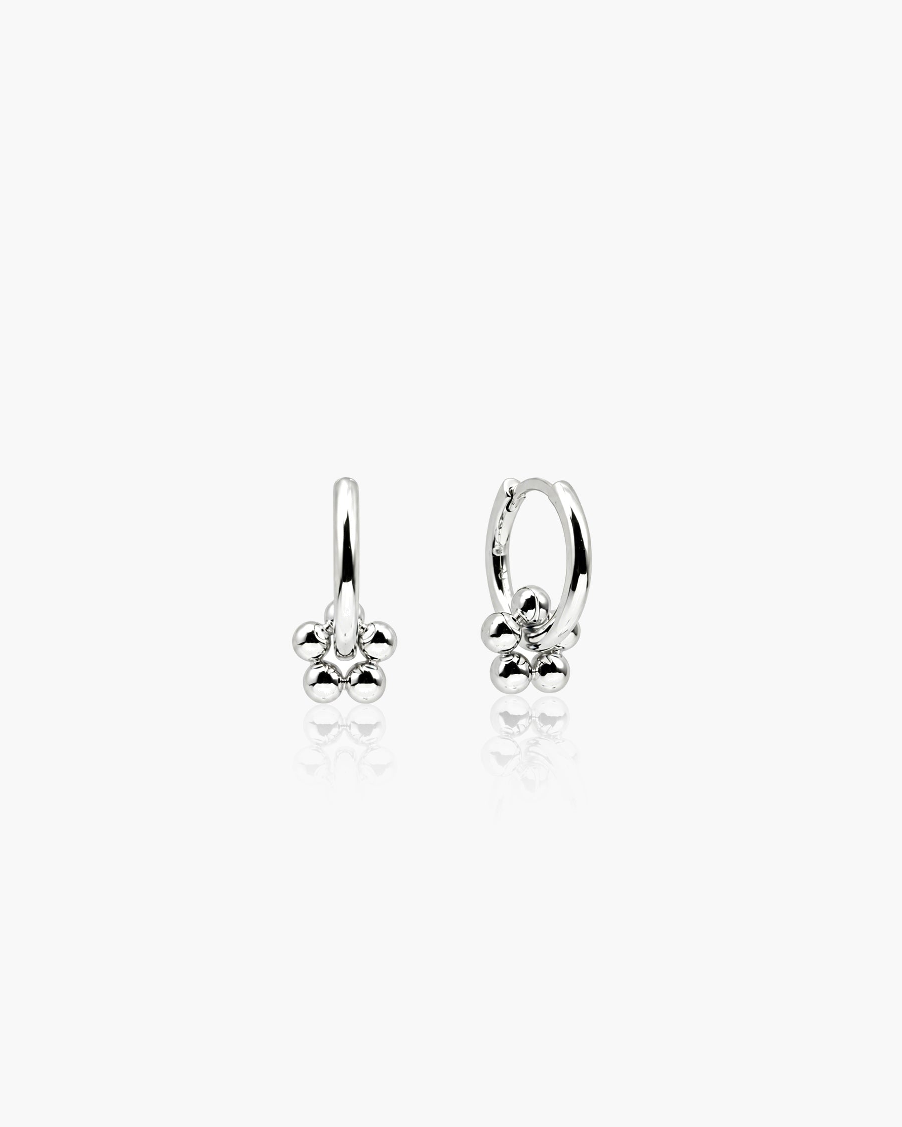 Trio Hoops Earring - Sterling Silver