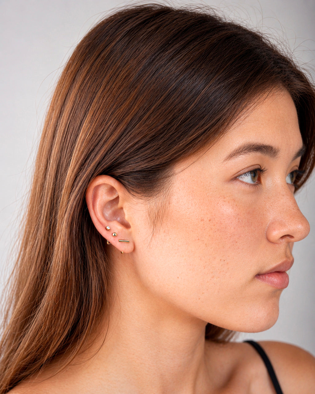Ball Open Hoops - Sterling Silver Lifestyle