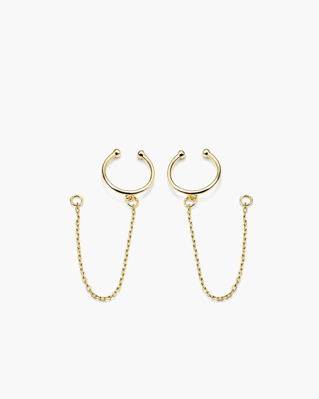 Chain Cuff Ear Jacket - 18K Gold Vermeil
