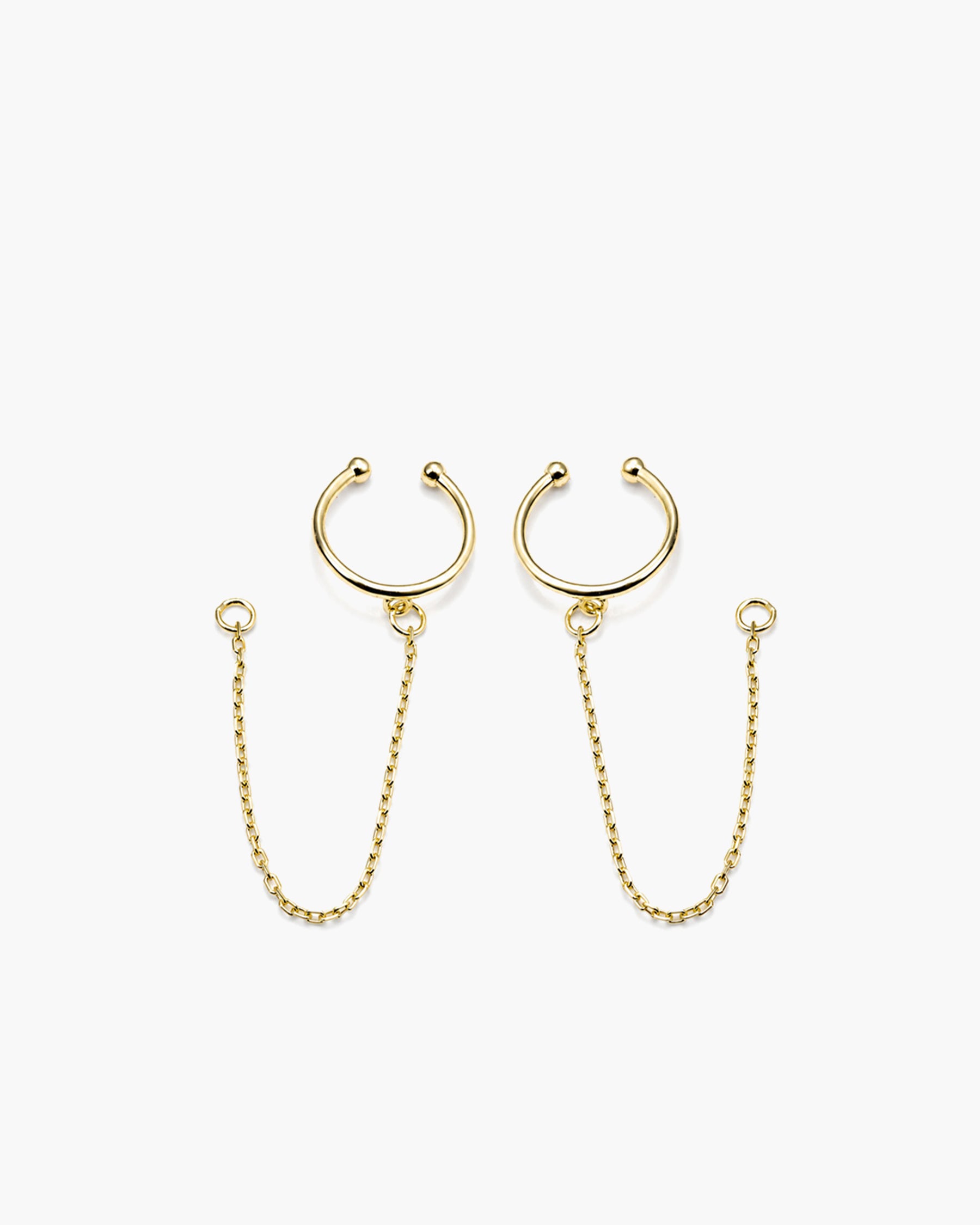 Chain Cuff Ear Jacket - 18K Gold Vermeil
