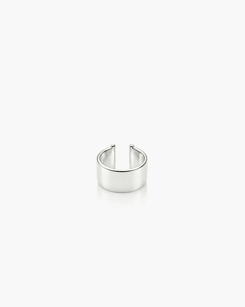 Wide Ear Cuff - Sterling Silver