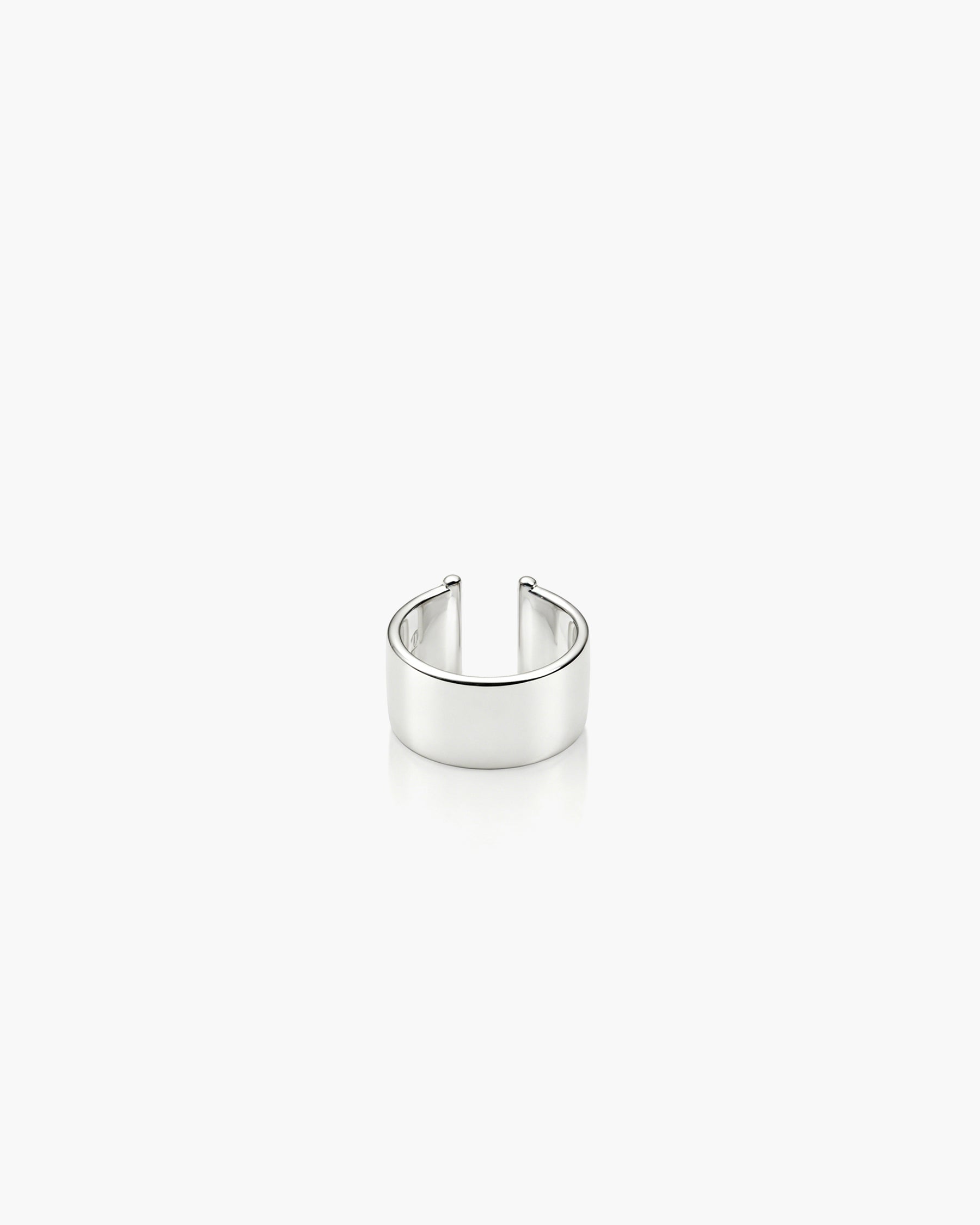 Wide Ear Cuff - Sterling Silver