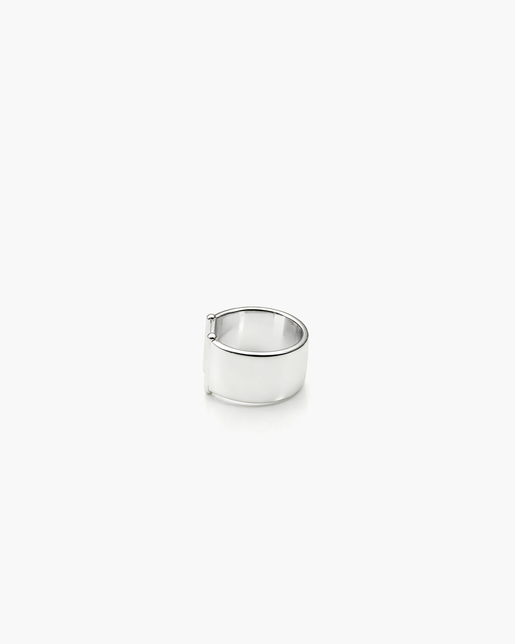 Wide Ear Cuff - Sterling Silver Side Profile