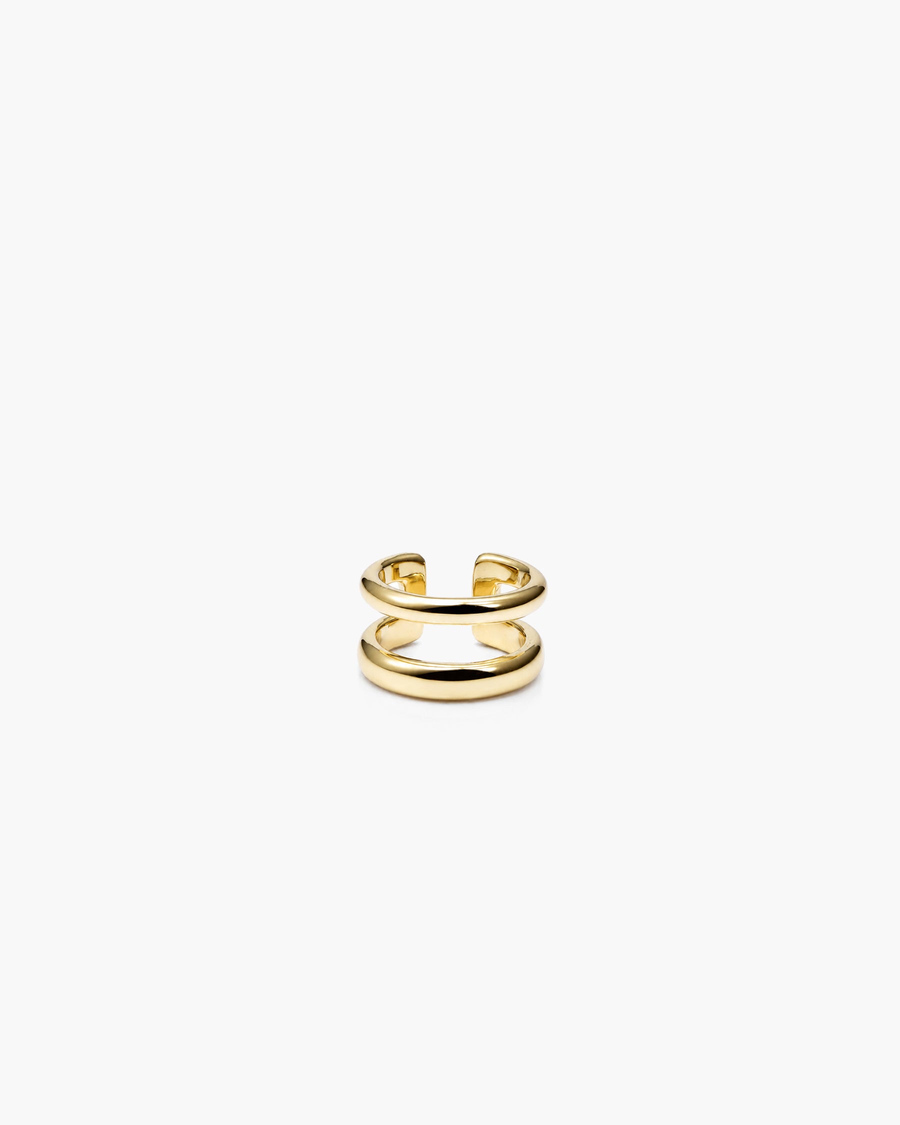 Twin Loop Ear Cuff - 18K Gold Vermeil
