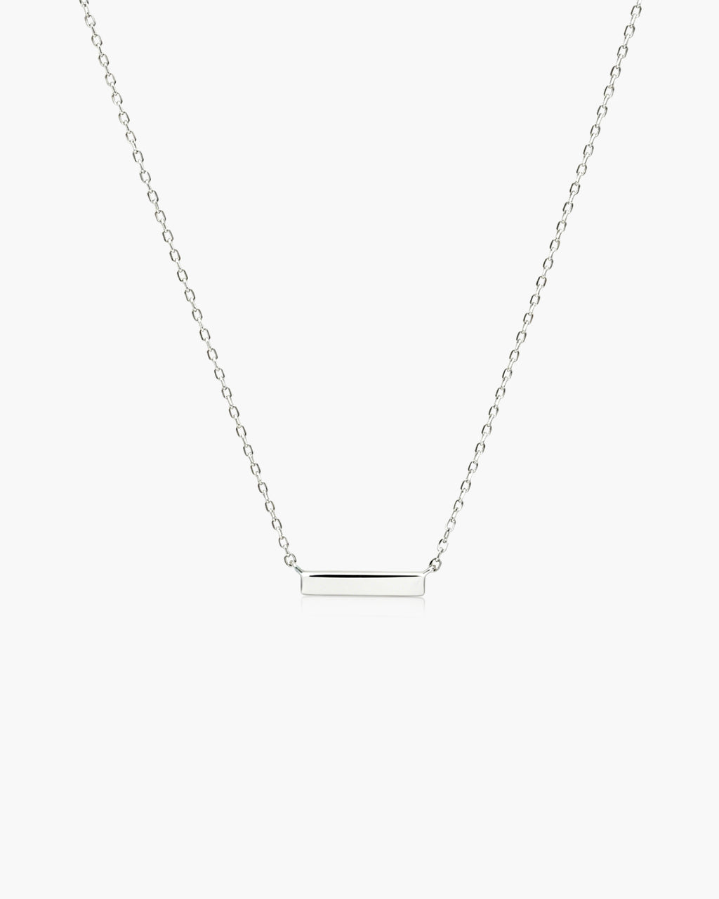 Luna Bar Necklace - Sterling Silver