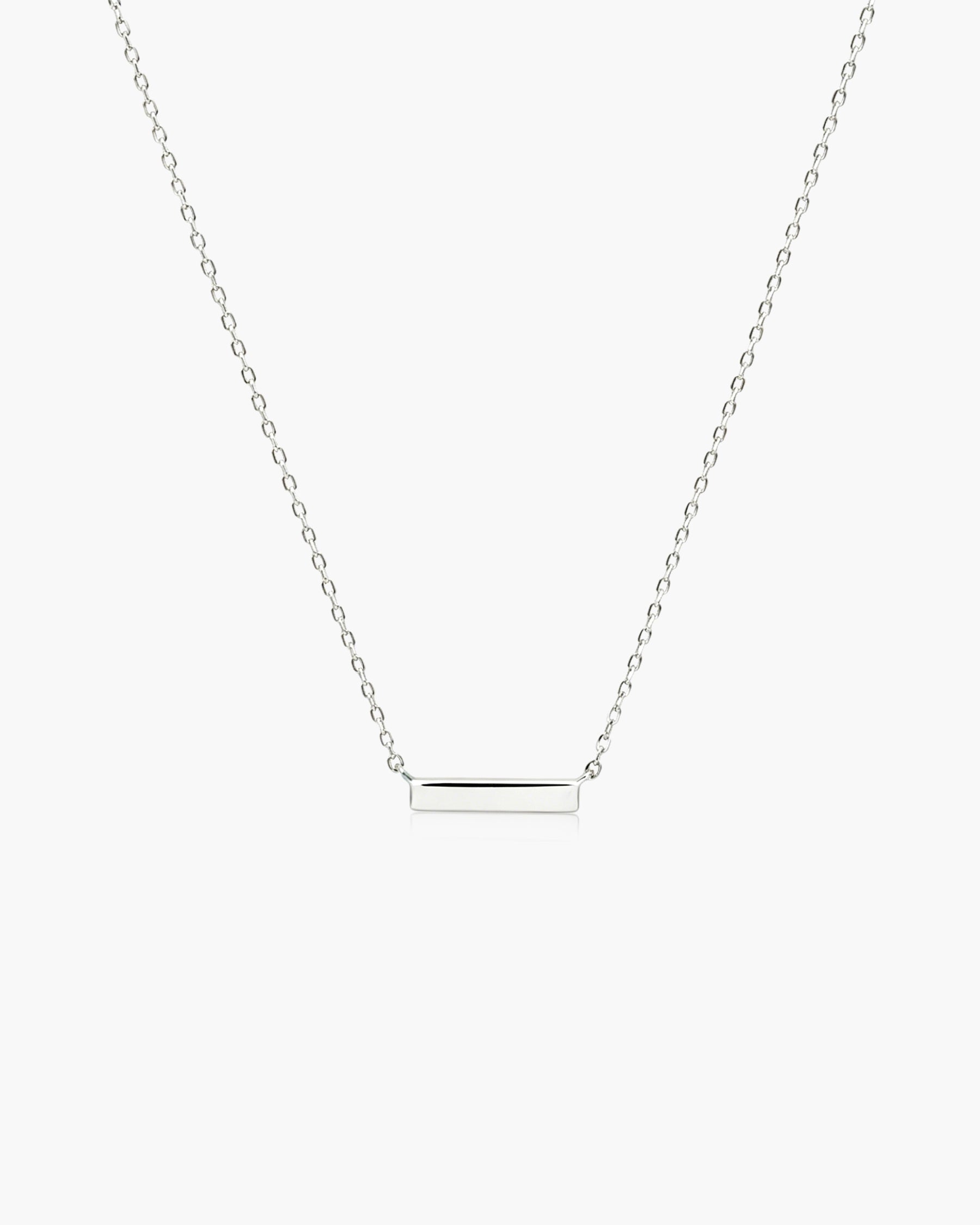 Luna Bar Necklace - Sterling Silver