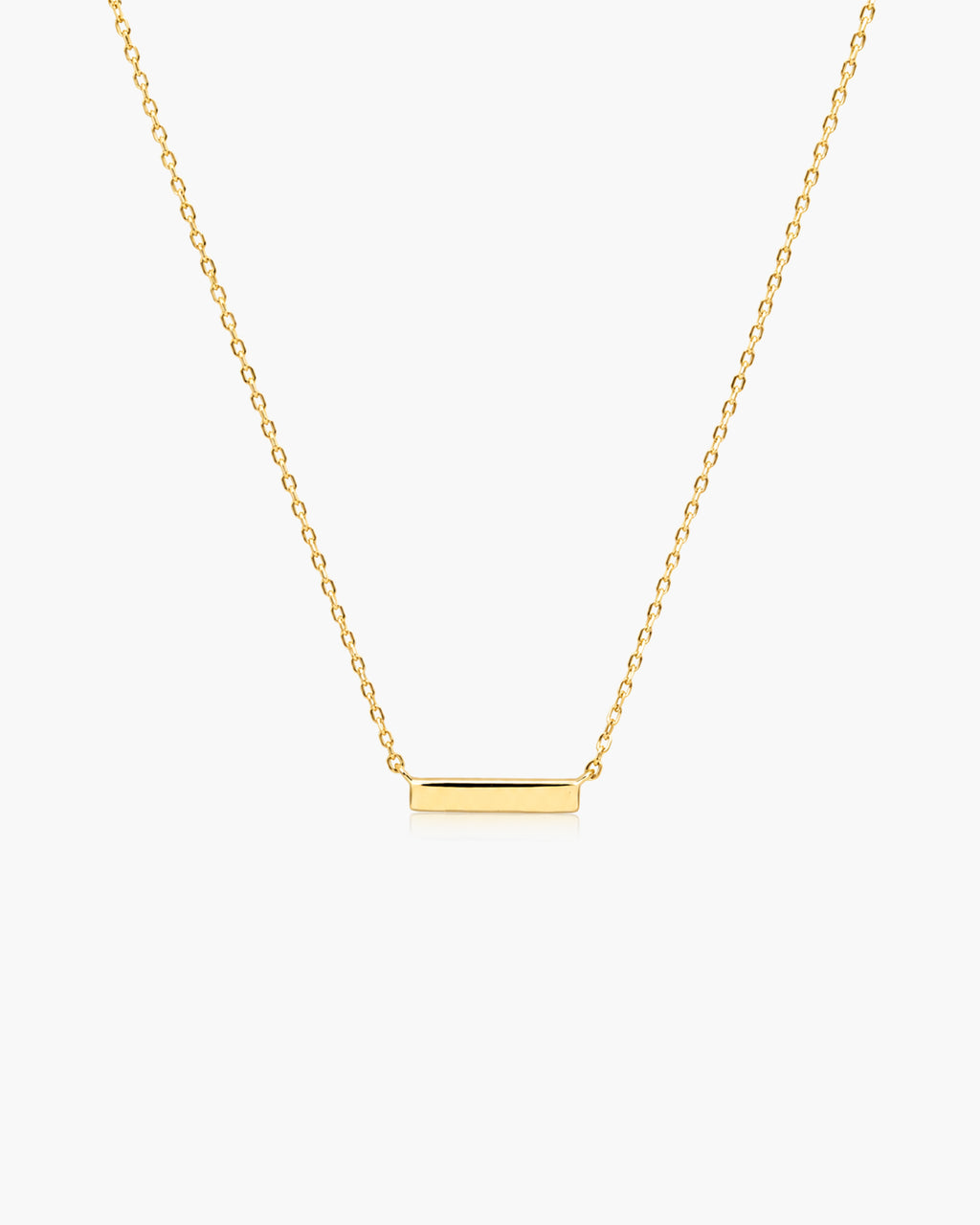 Luna Bar Necklace - 18K Gold Vermeil