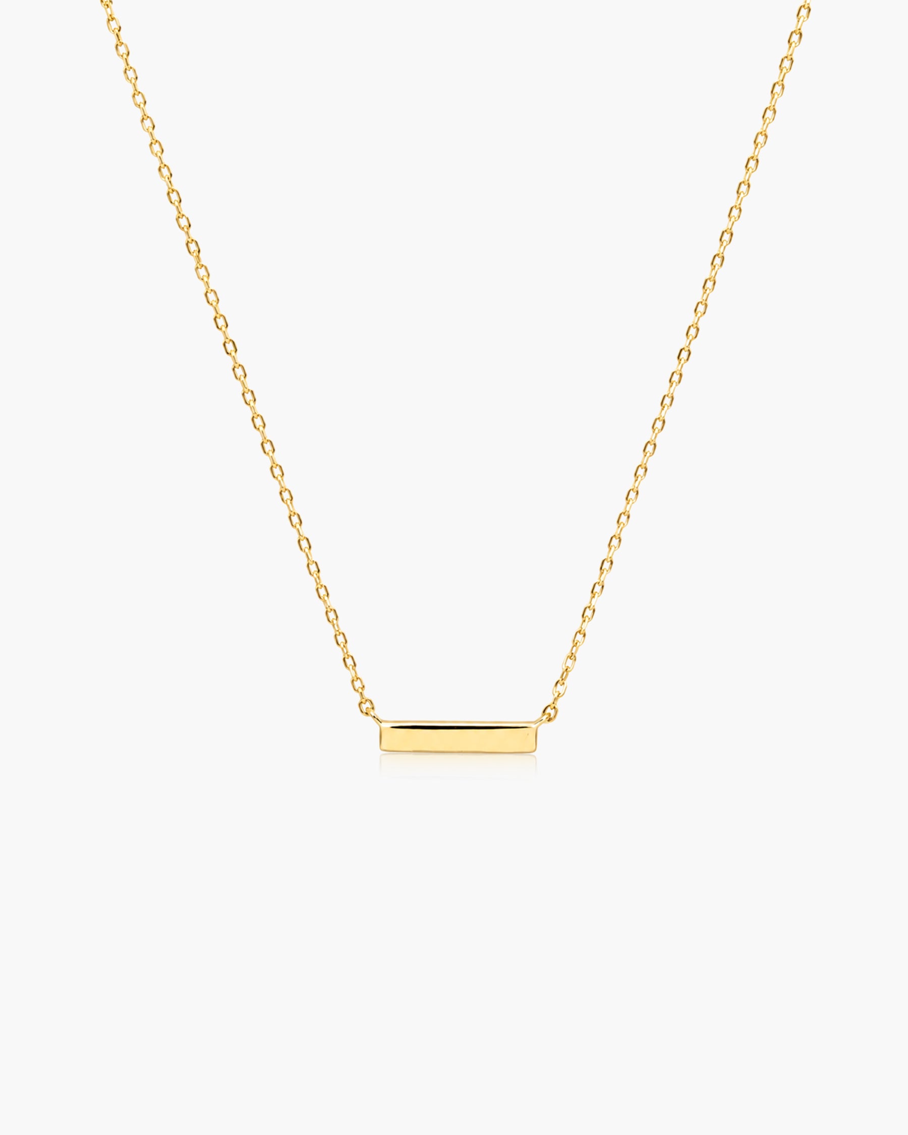 Luna Bar Necklace - 18K Gold Vermeil
