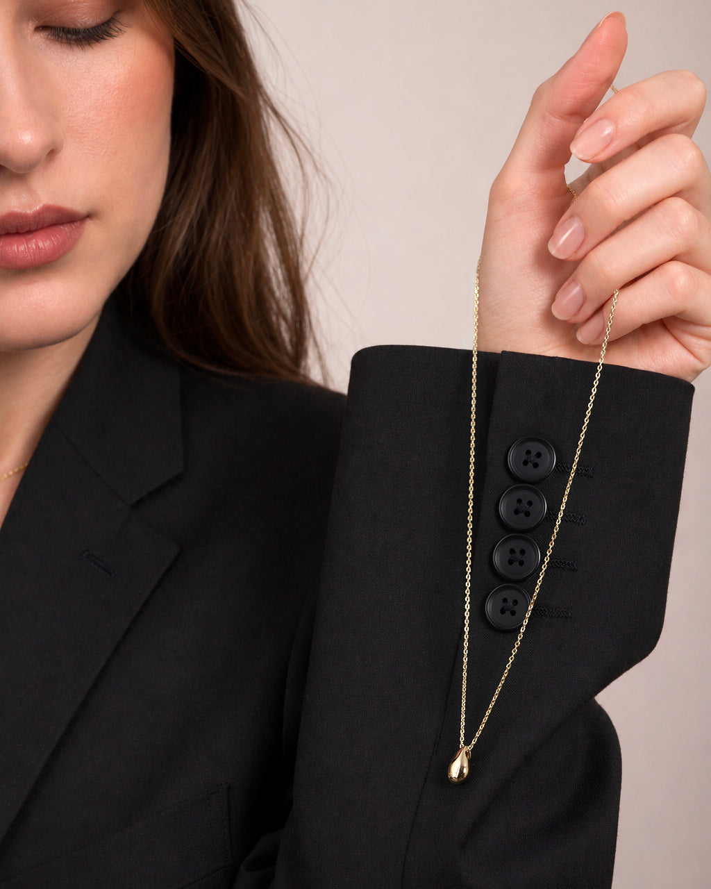 Seed Necklace - Sterling Silver Lifestyle