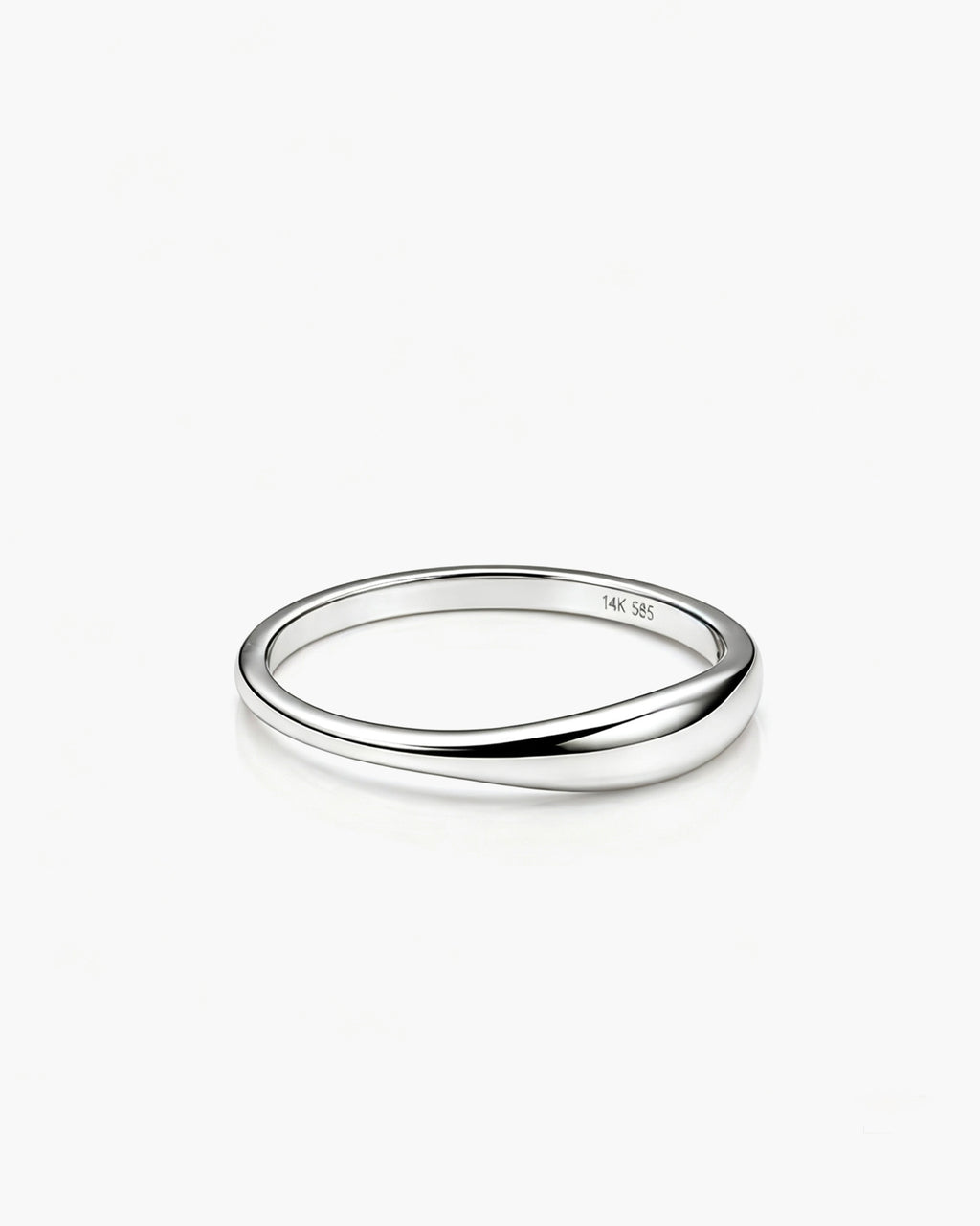 Luma Ring 3.8 - 14K White Gold Side Profile