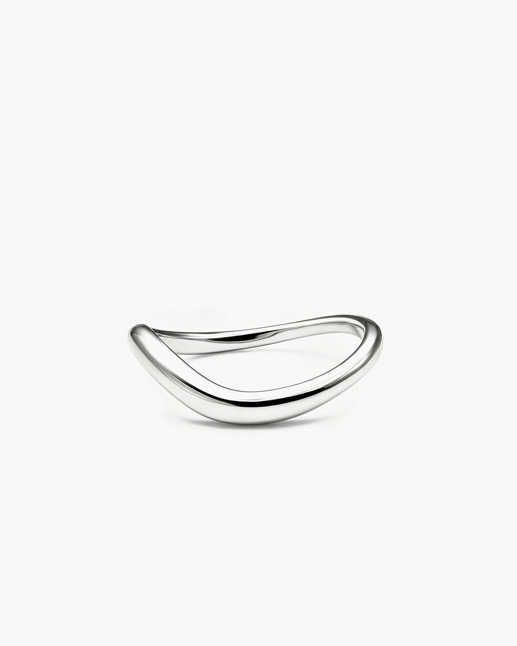 Sway Ring - Sterling Silver Side Profile