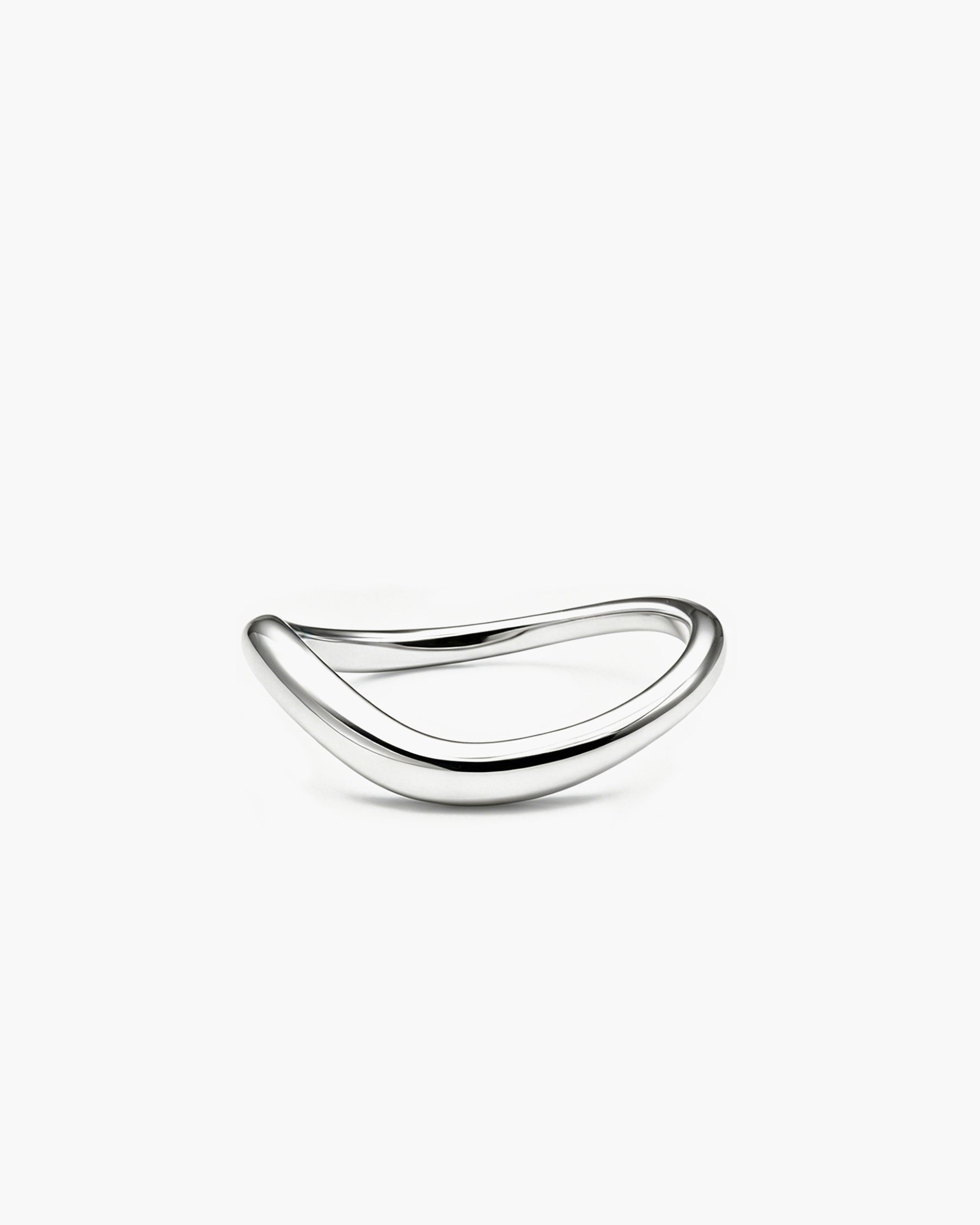 Sway Ring - Sterling Silver Side Profile