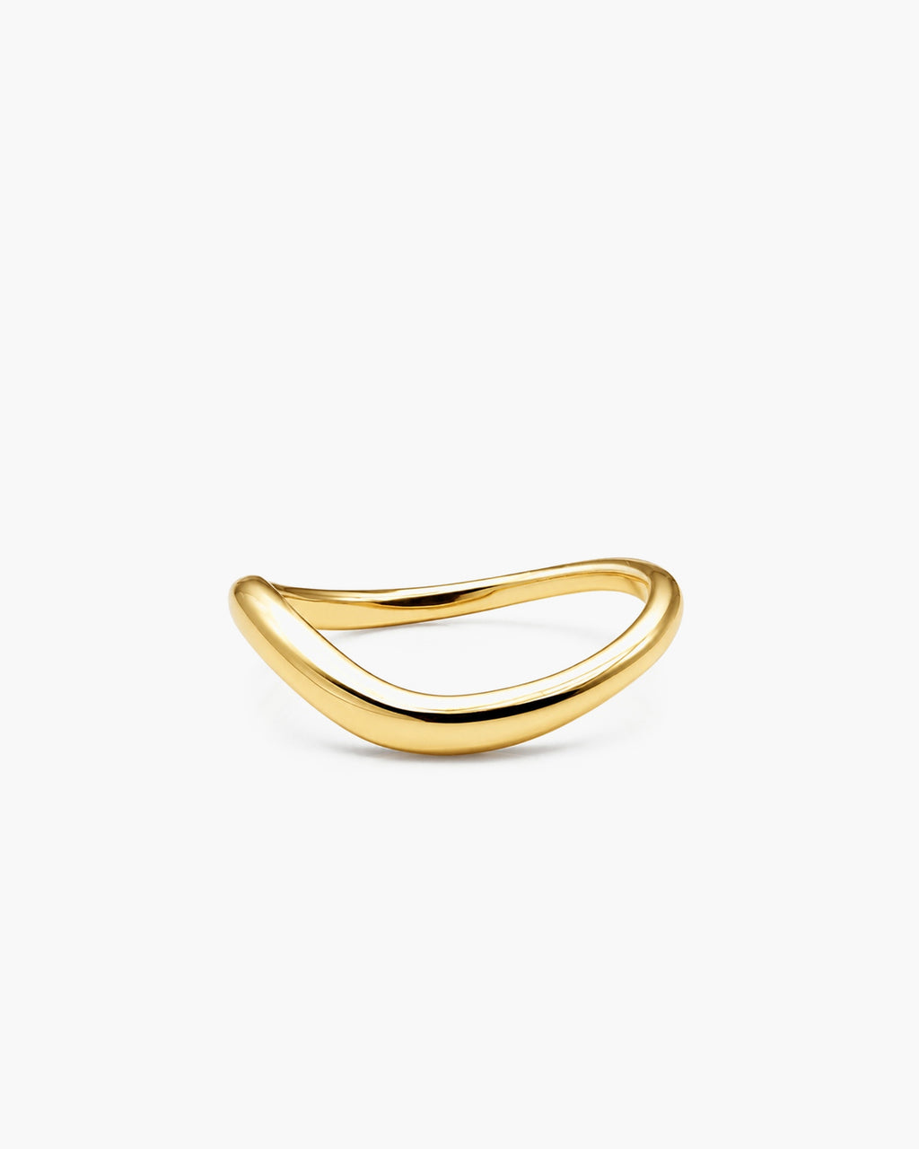 Sway Ring - 18K Gold Vermeil Side Profile