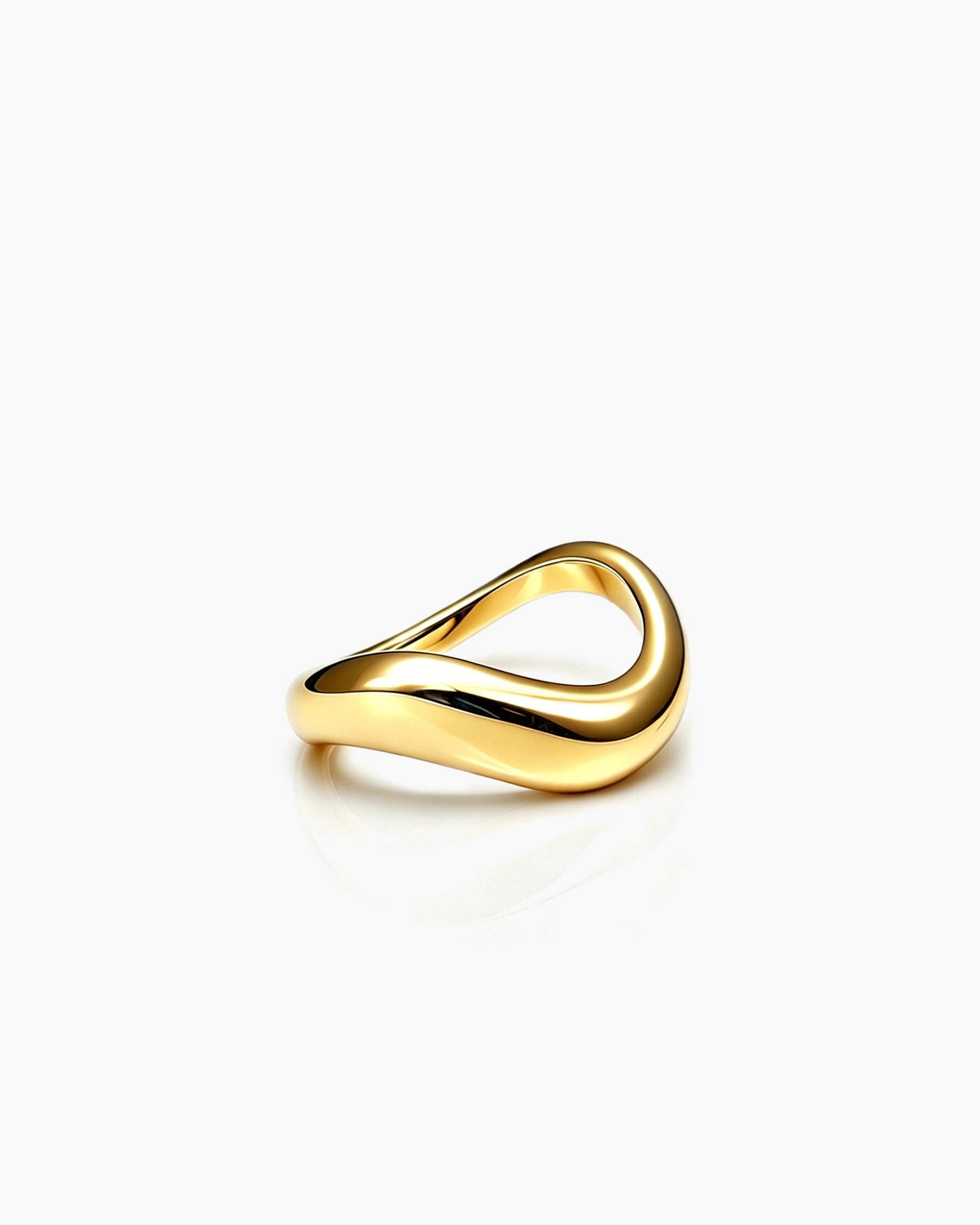  Sway Sculpt Ring - 18K Gold Vermeil