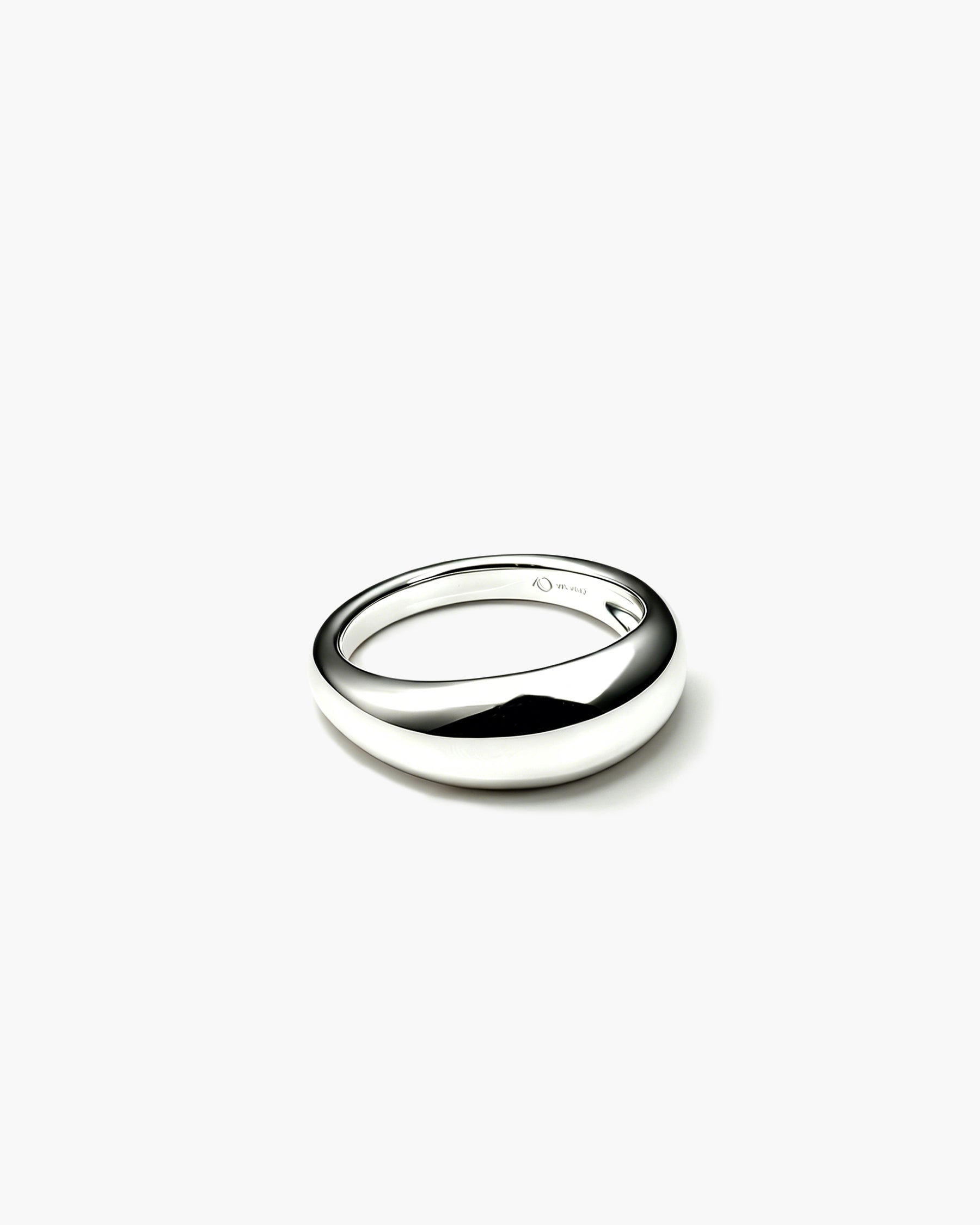 Luma Ring 6.6 - Sterling Silver Side Profile