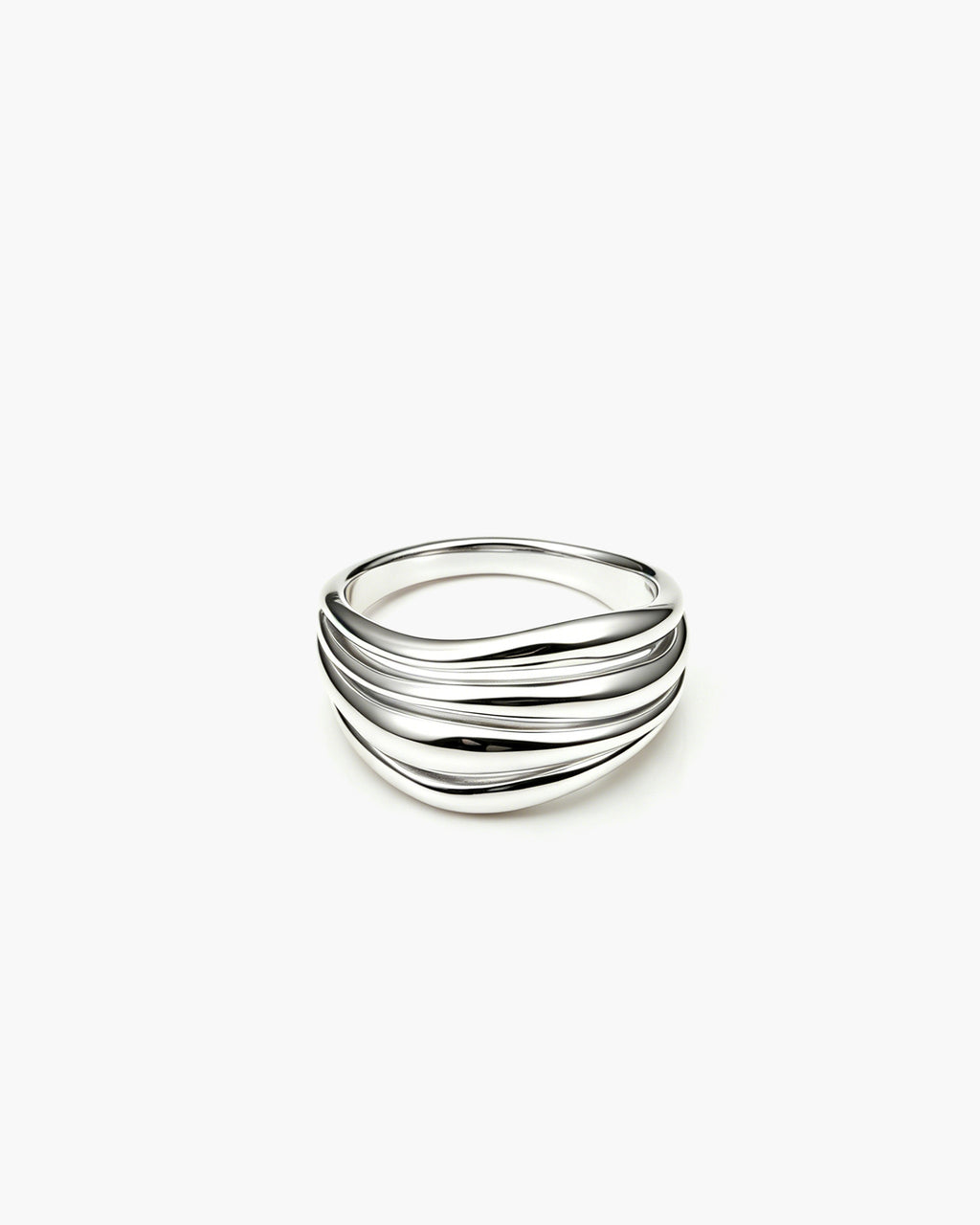 Luma Layer Ring - Sterling Silver
