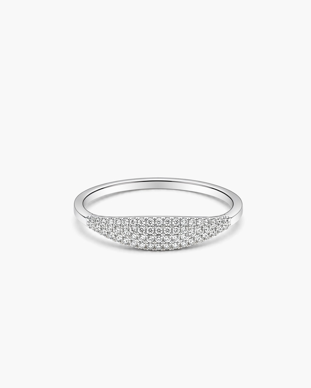 Luma Whisper Ring - 14K White Gold Natural Diamond