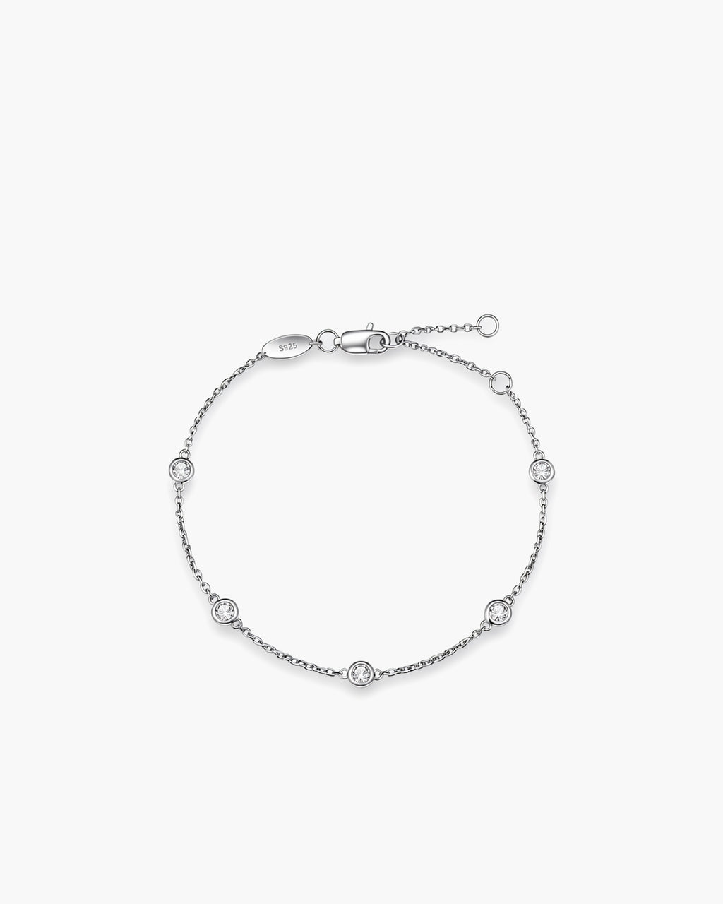 Aura Bracelet - Sterling Silver Lab Grown Diamond