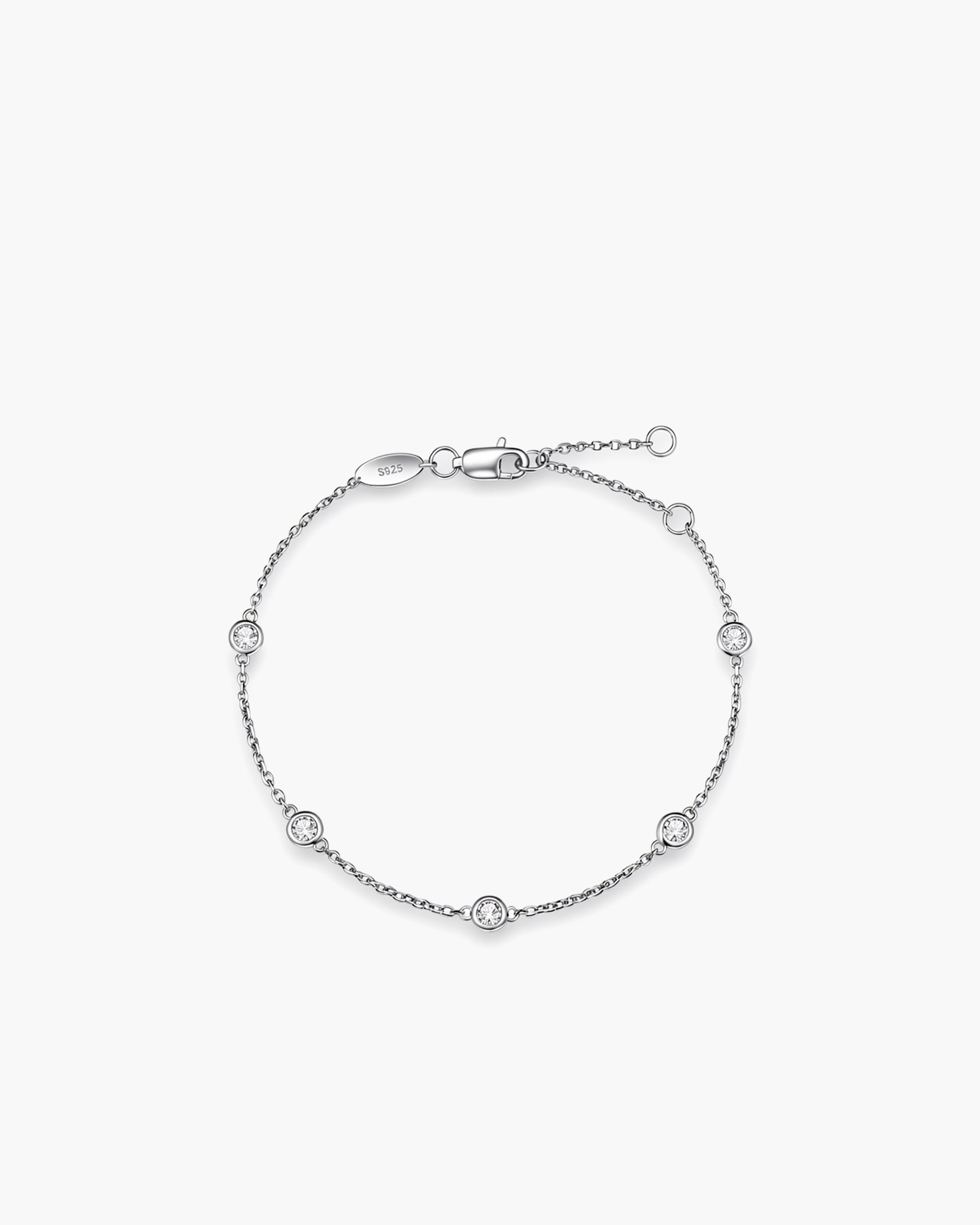 Aura Bracelet - Sterling Silver Lab Grown Diamond