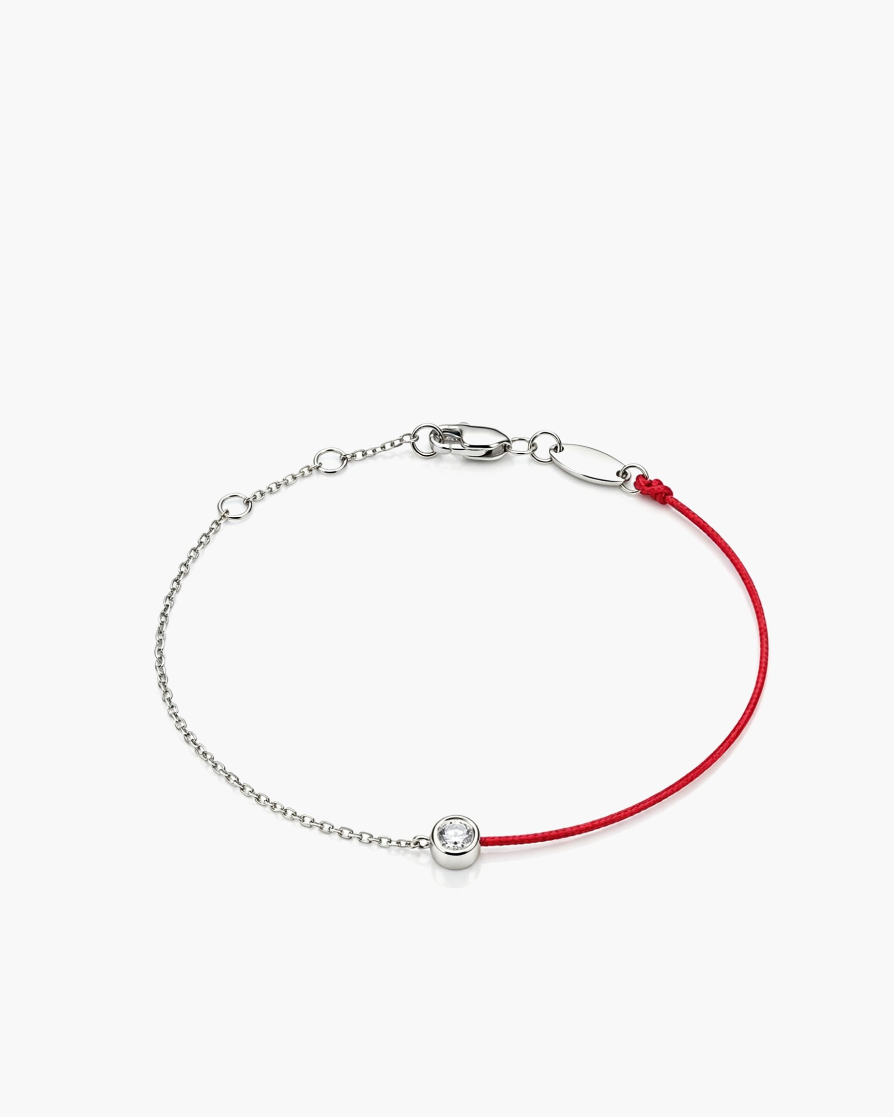 Bond Bracelet - 14K White Gold Lab Grown Diamond