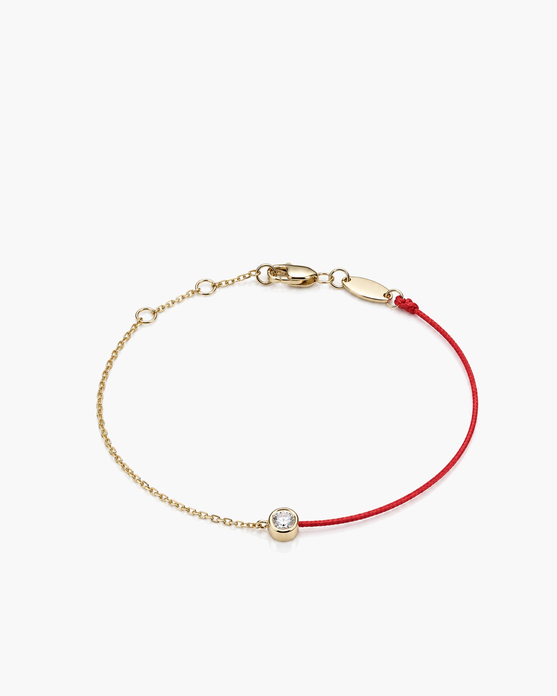 Bond Bracelet - 14K Yellow Gold Lab Grown Diamond