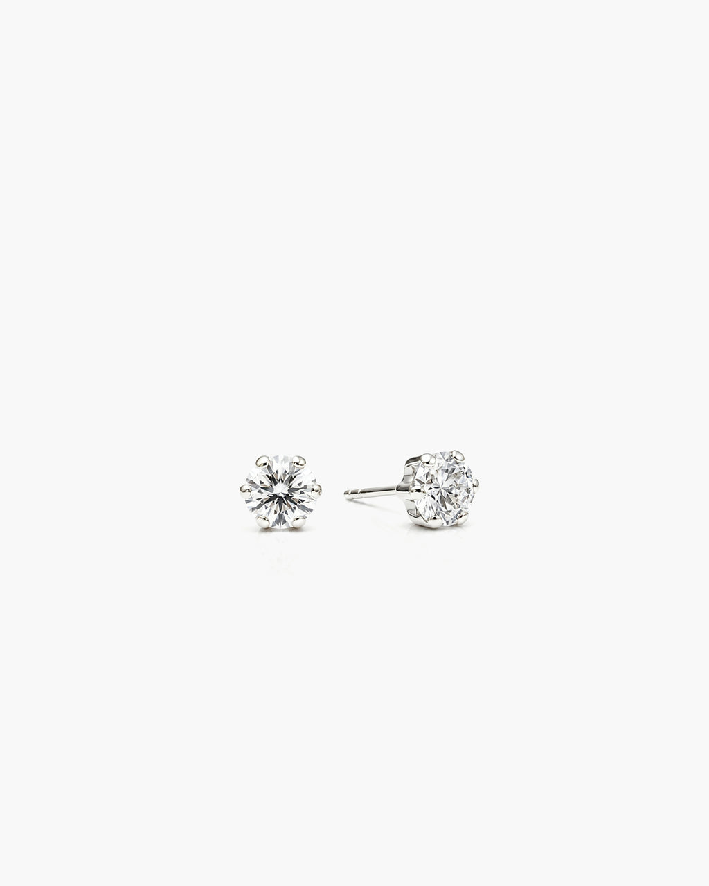 Classic Diamond Studs 1.5 - 14K White Gold Lab Grown Diamond